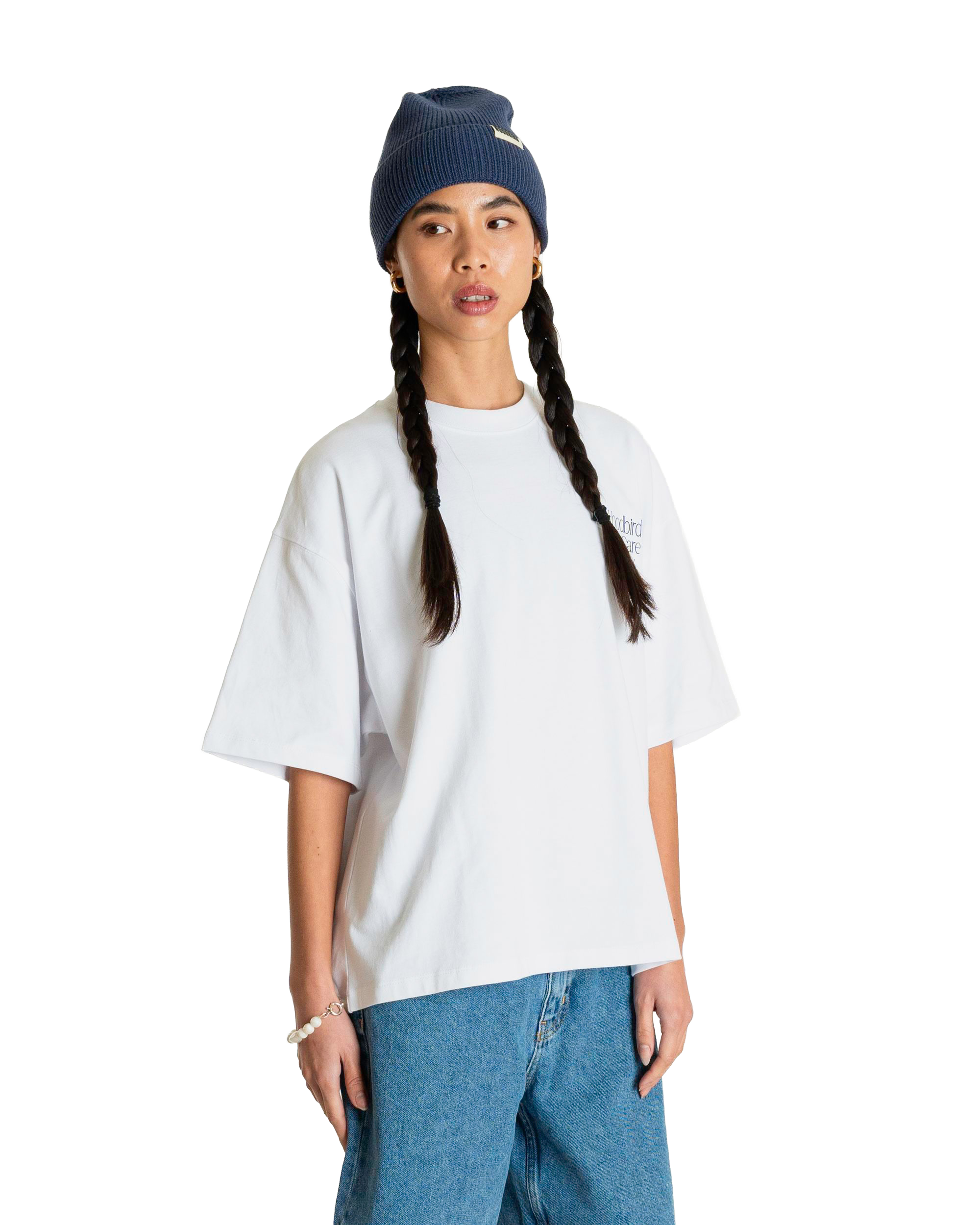 Woodbird Female WBJuno Zhen Tee T-Shirts White