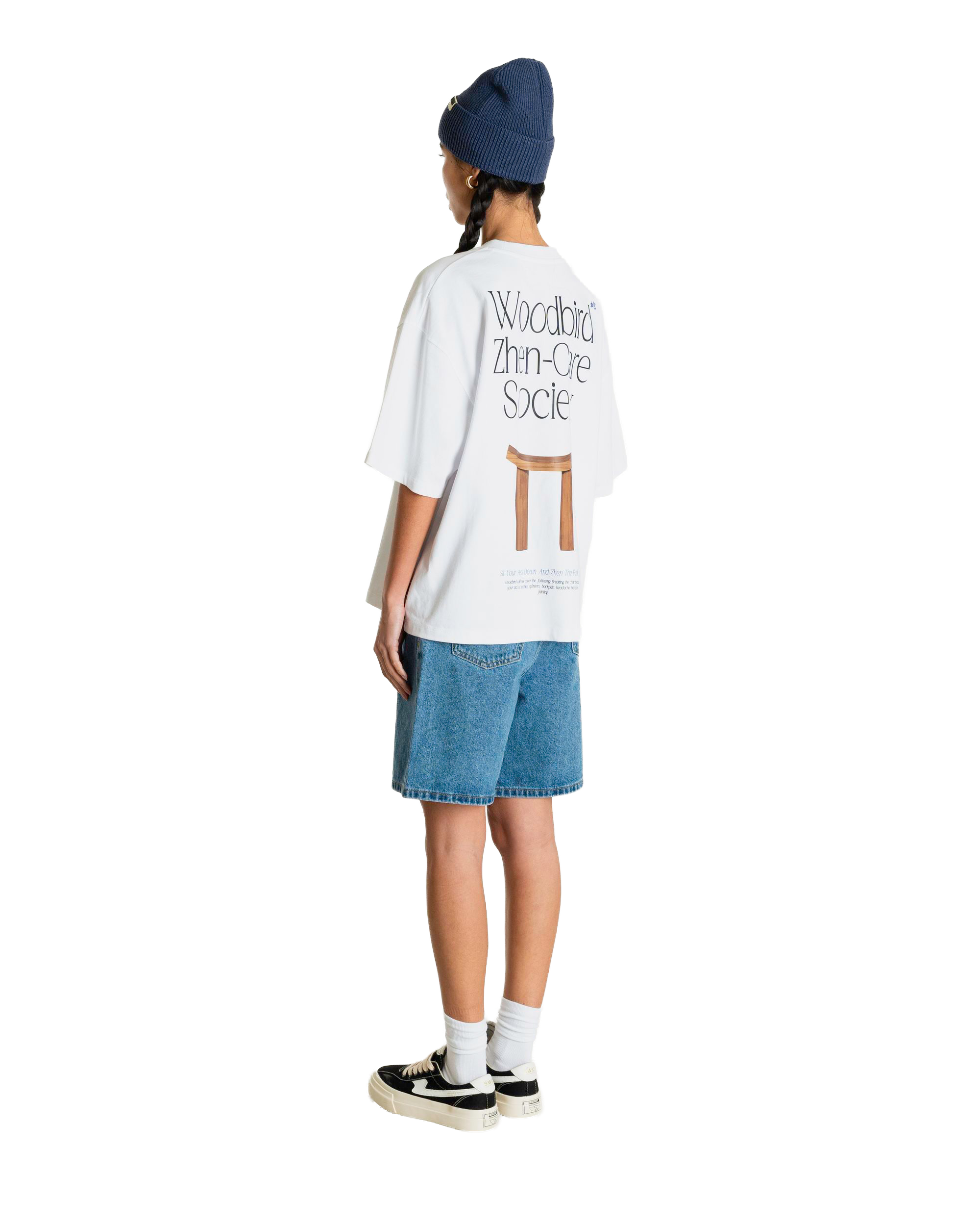 Woodbird Female WBJuno Zhen Tee T-Shirts White