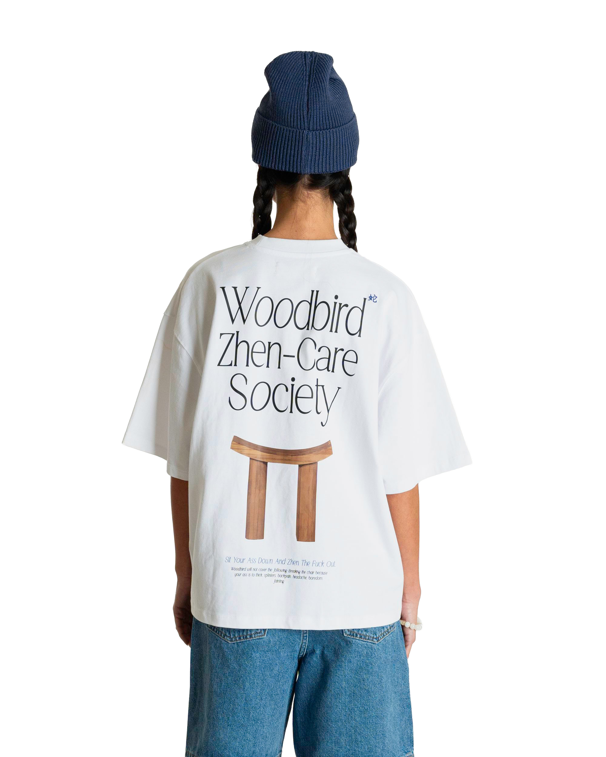 Woodbird Female WBJuno Zhen Tee T-Shirts White