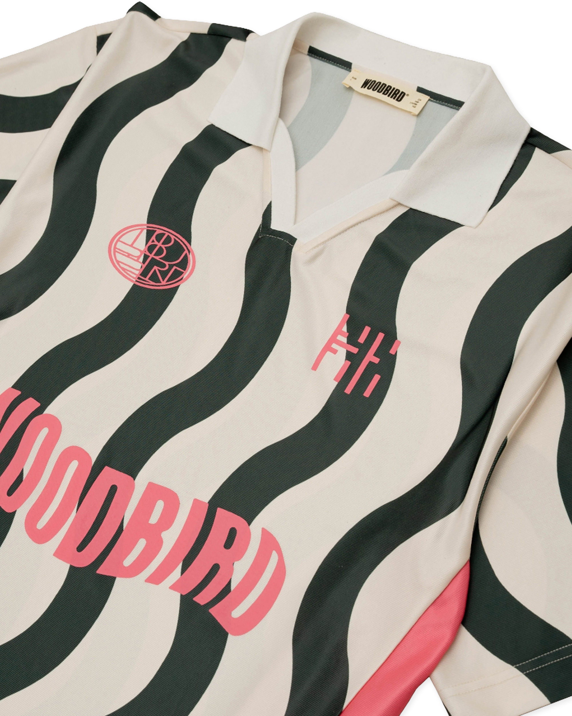 Woodbird WBKai SS Wave Polo T-Shirts Off White