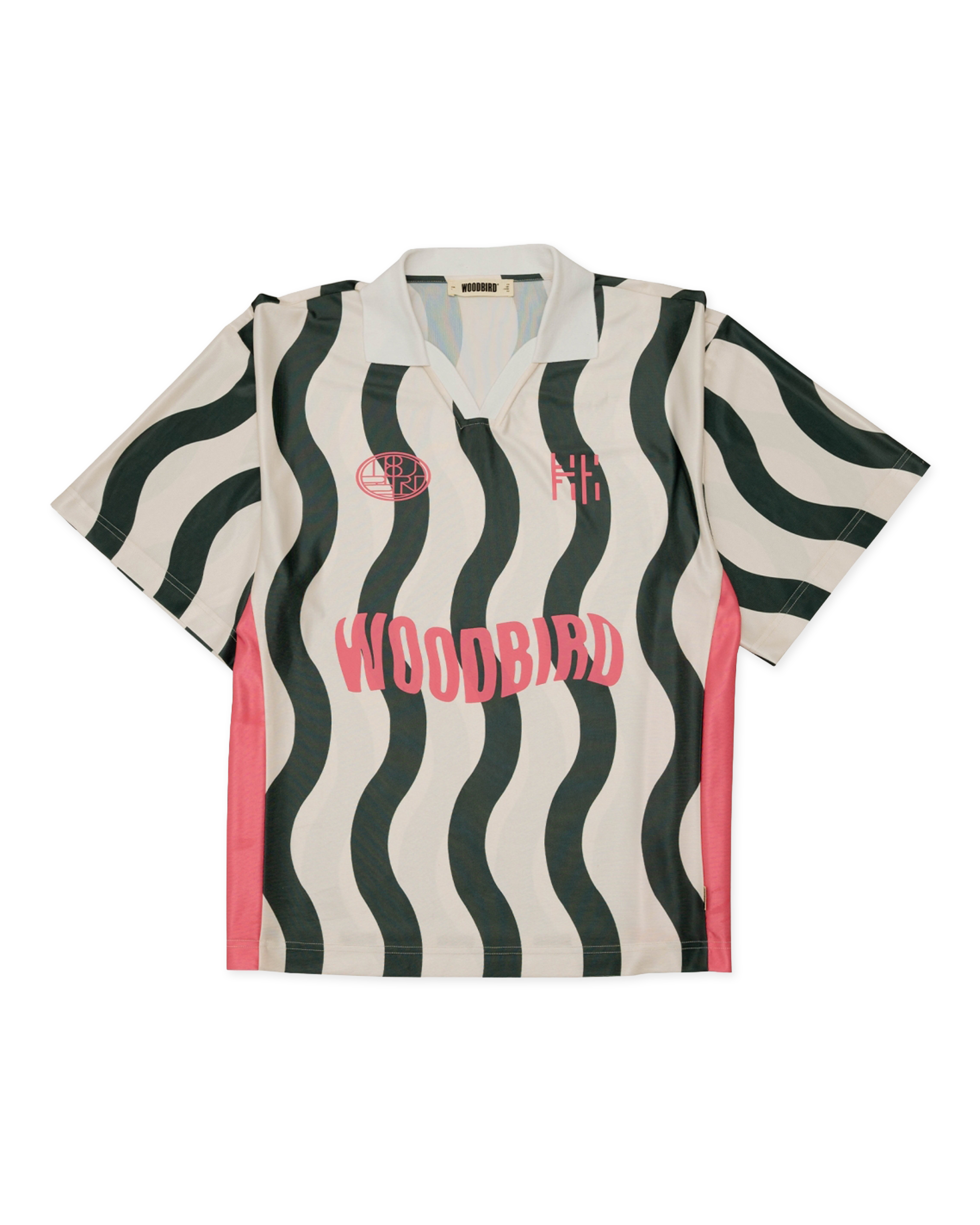 Woodbird WBKai SS Wave Polo T-Shirts Off White