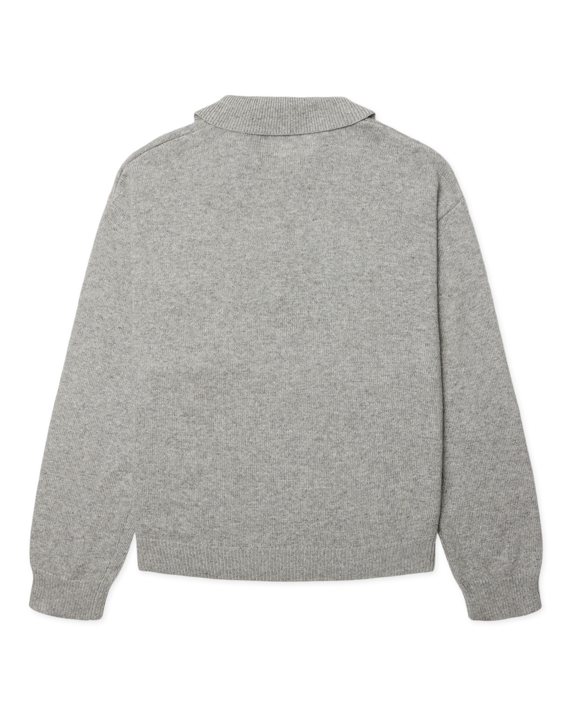 Woodbird WBKang 1/2 Zip Polo Knits Grey