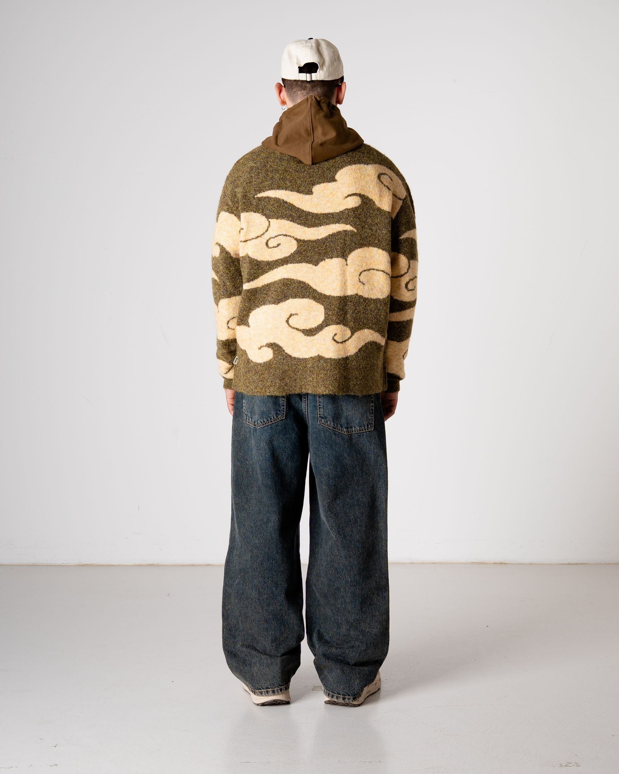 Woodbird WBKoon Cloud Cardigan Knits Dark Green