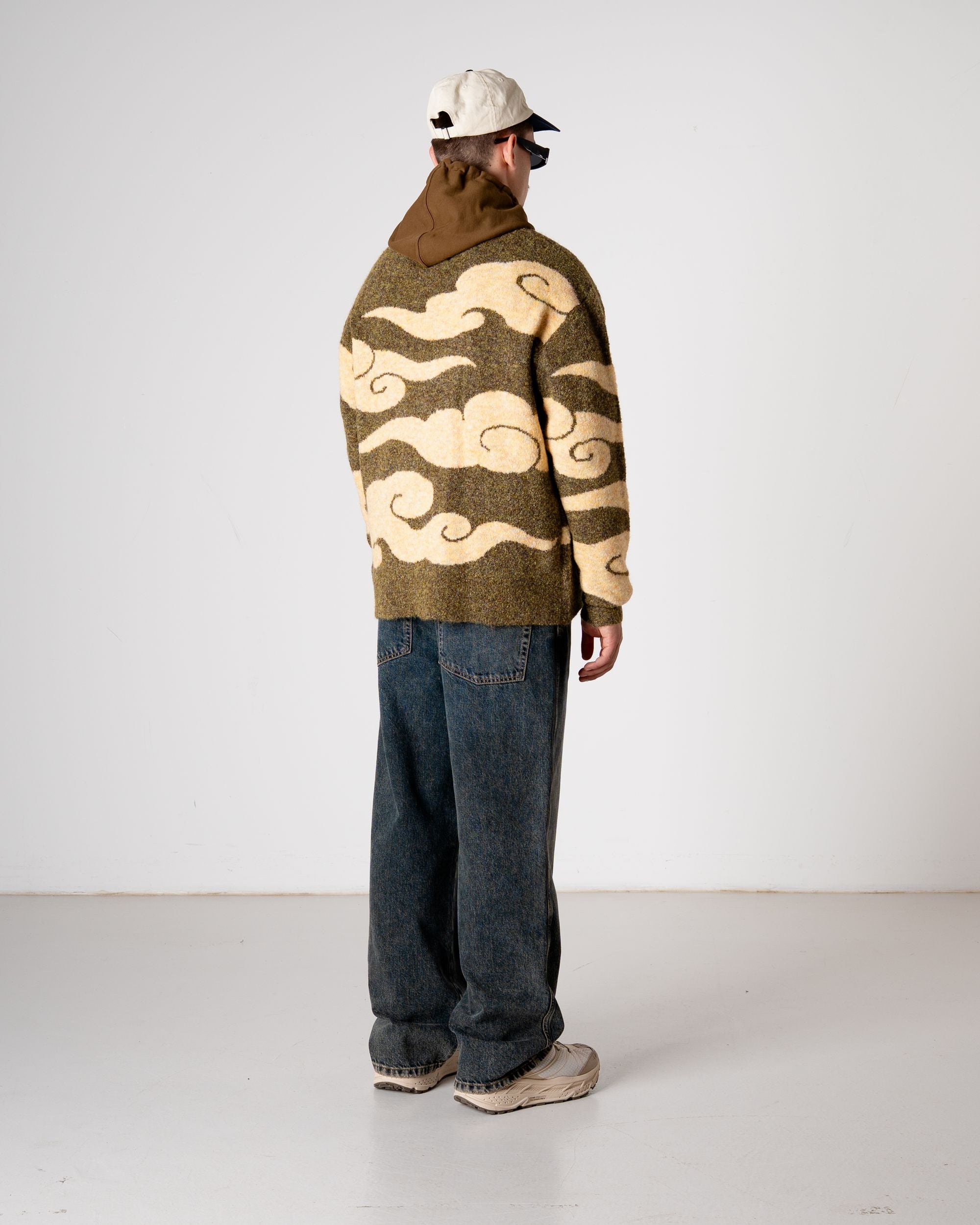 Woodbird WBKoon Cloud Cardigan Knits Dark Green