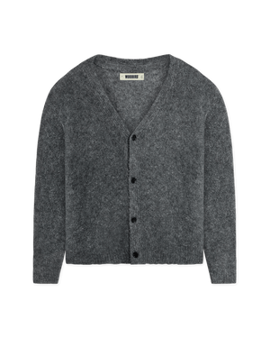 Woodbird WBKoon Loop Cardigan Knits Asphalt