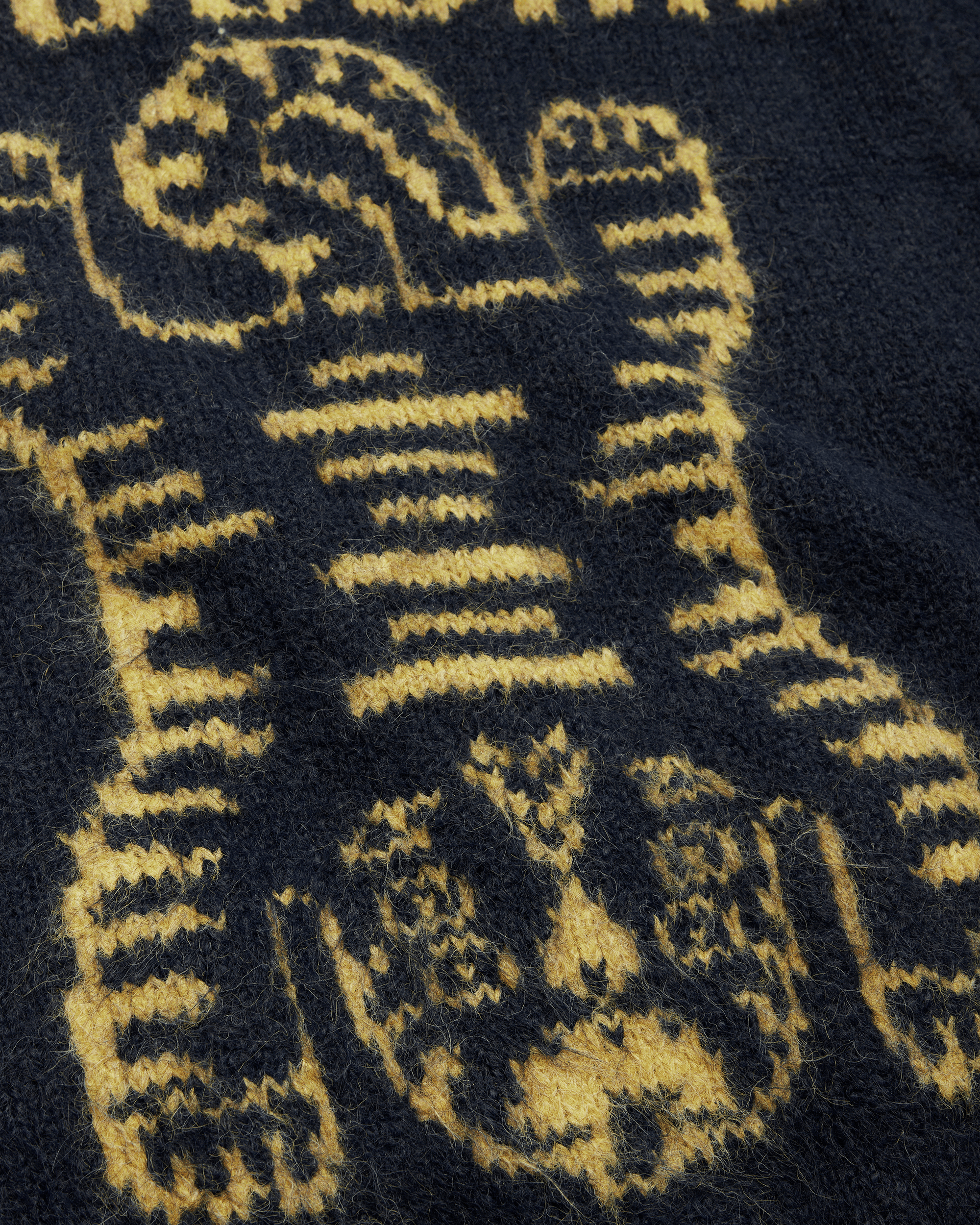 Woodbird WBKoon Zip Tiger Cardigan Knits Navy
