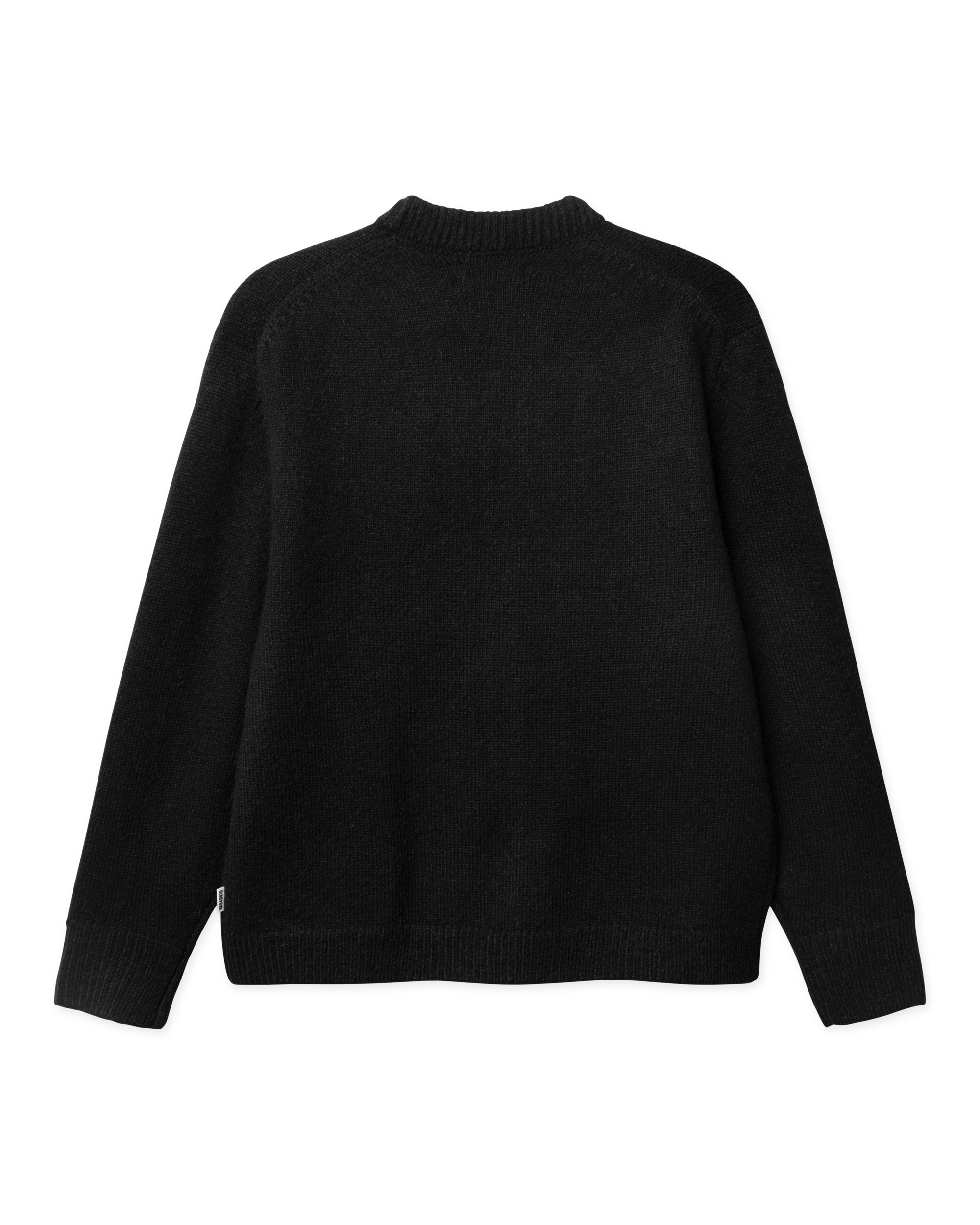 Woodbird WBKoon Zip Whole Cardigan Knits Black