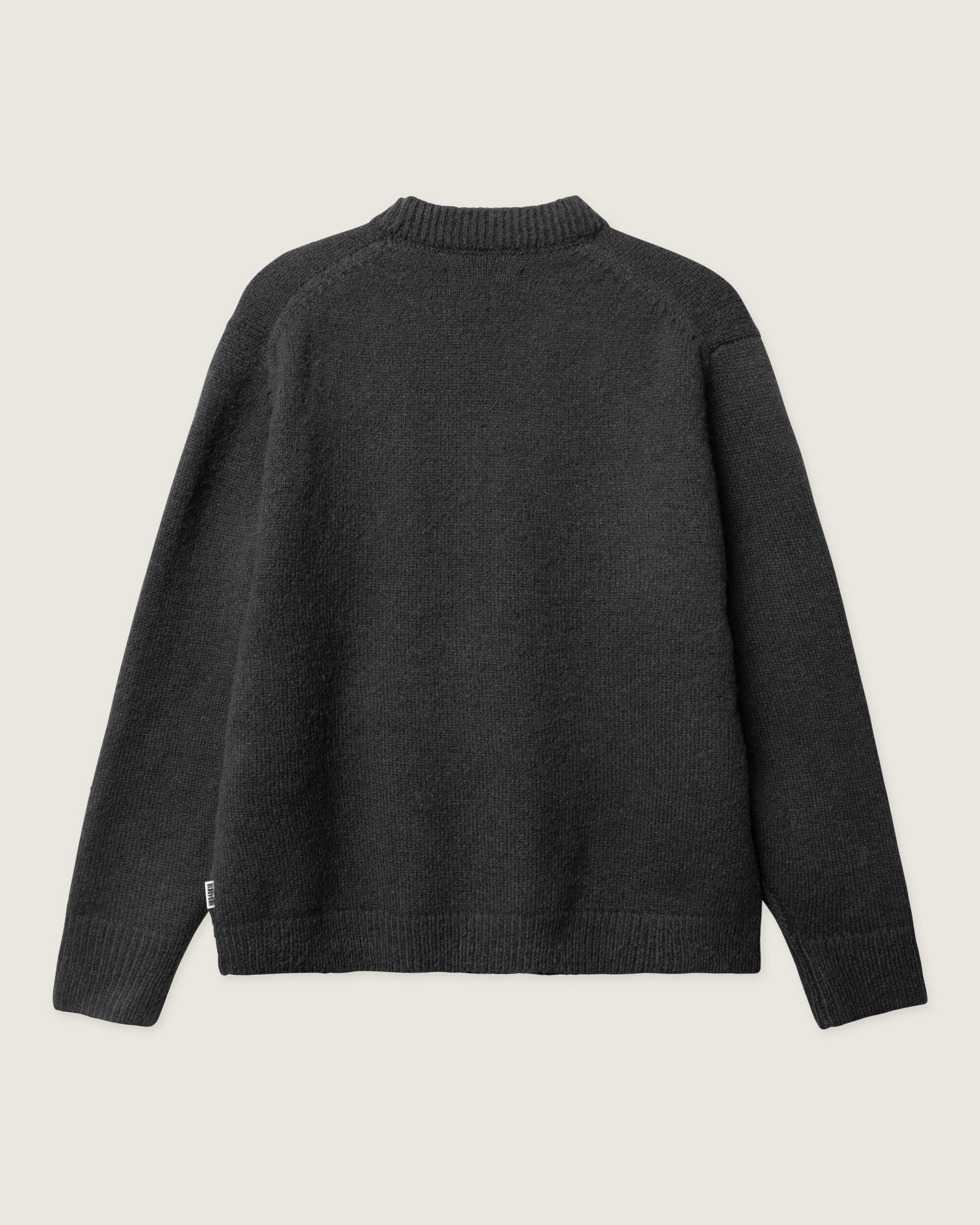 Woodbird WBKoon Zip Whole Cardigan Knits Medium Grey