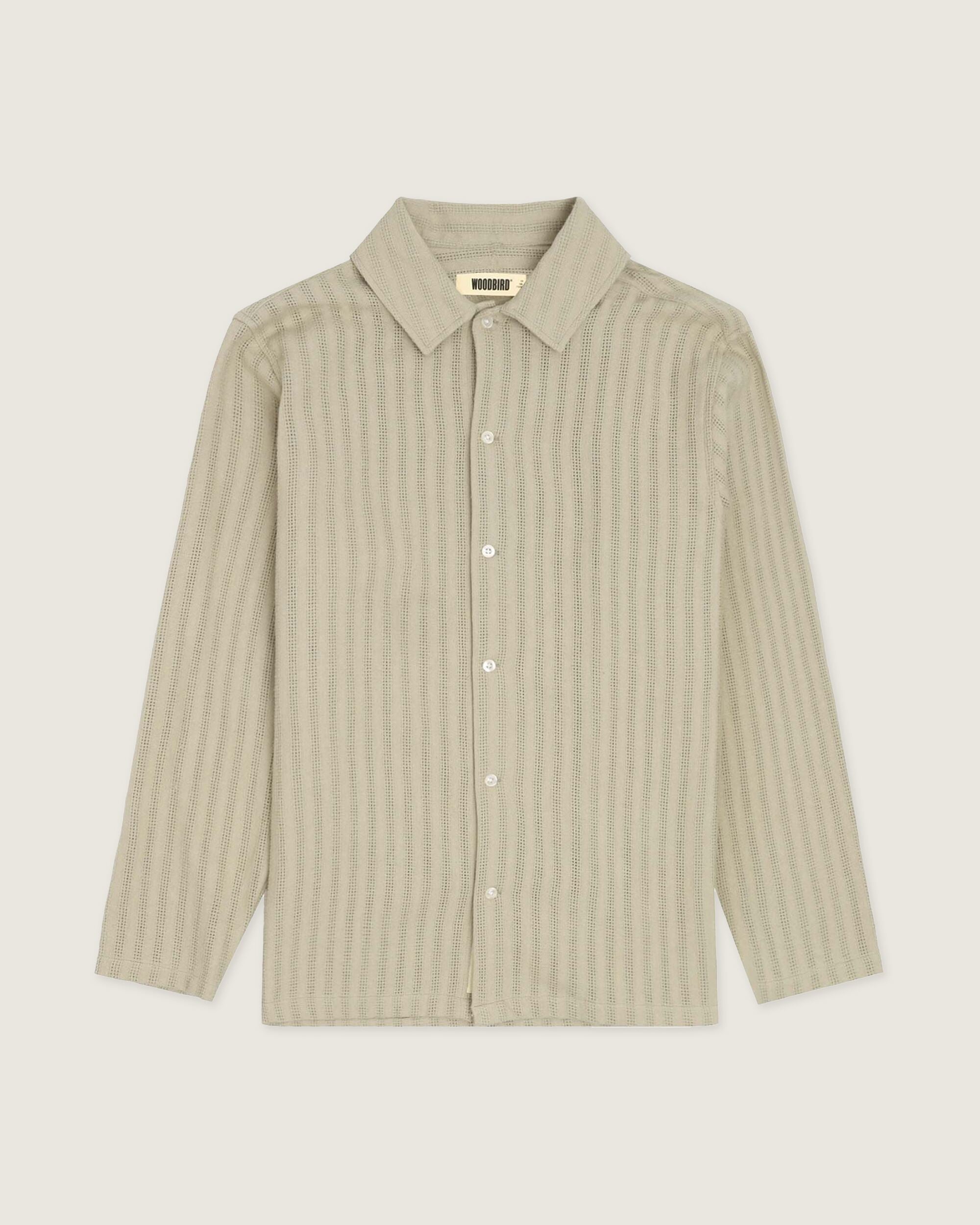 Woodbird WBKrents Chuke Shirt Shirts Light Sand