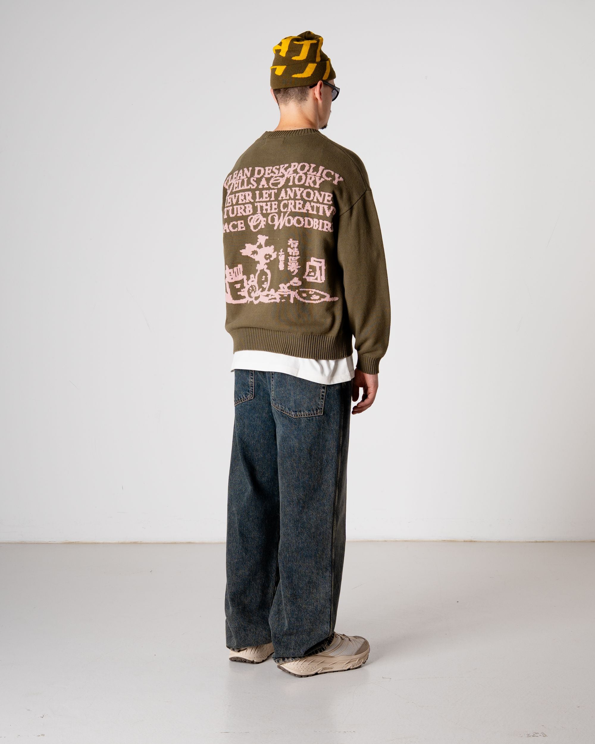 Woodbird WBKurt Art Crew Knits Dark Brown