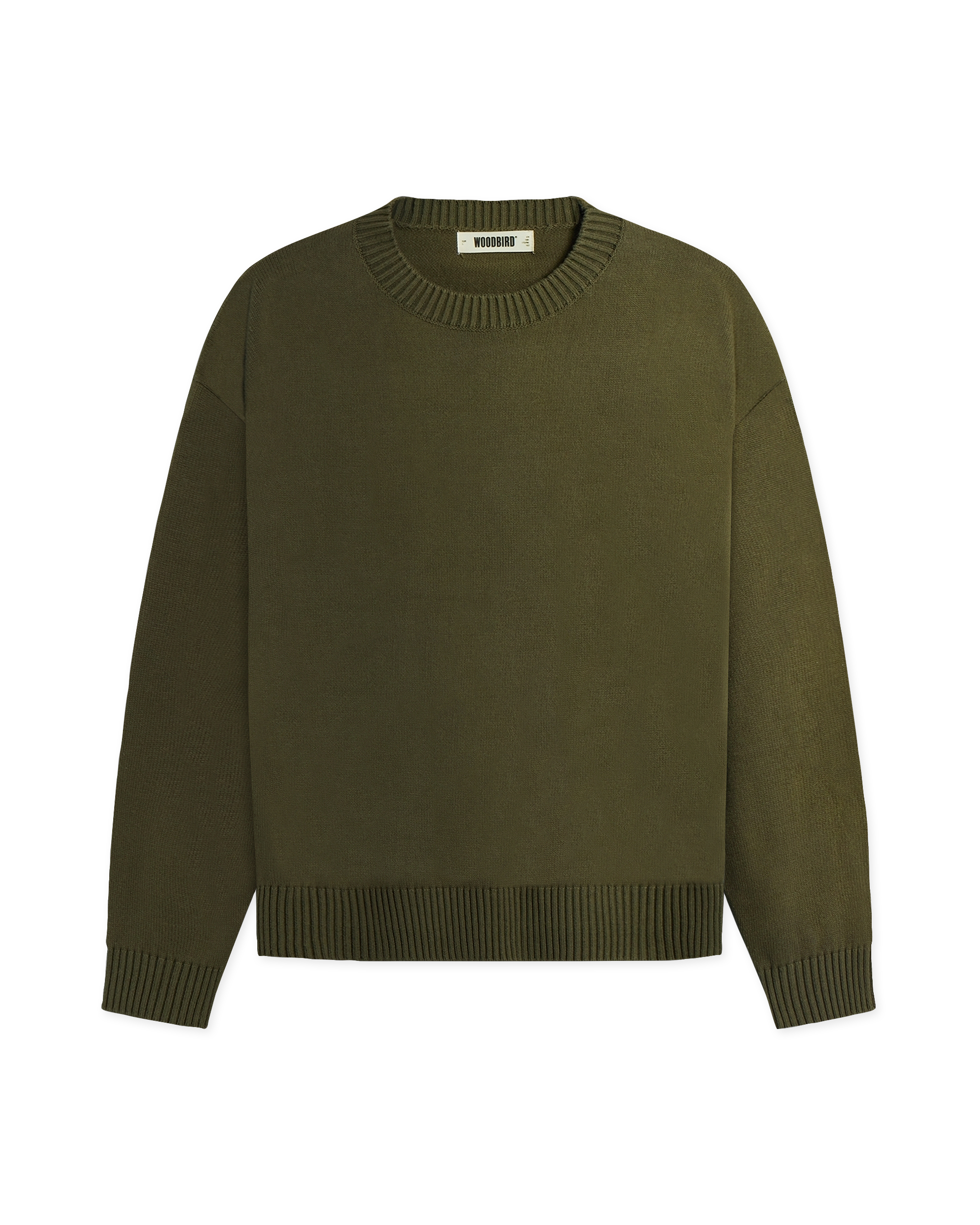 Woodbird WBKurt Art Crew Knits Dark Brown