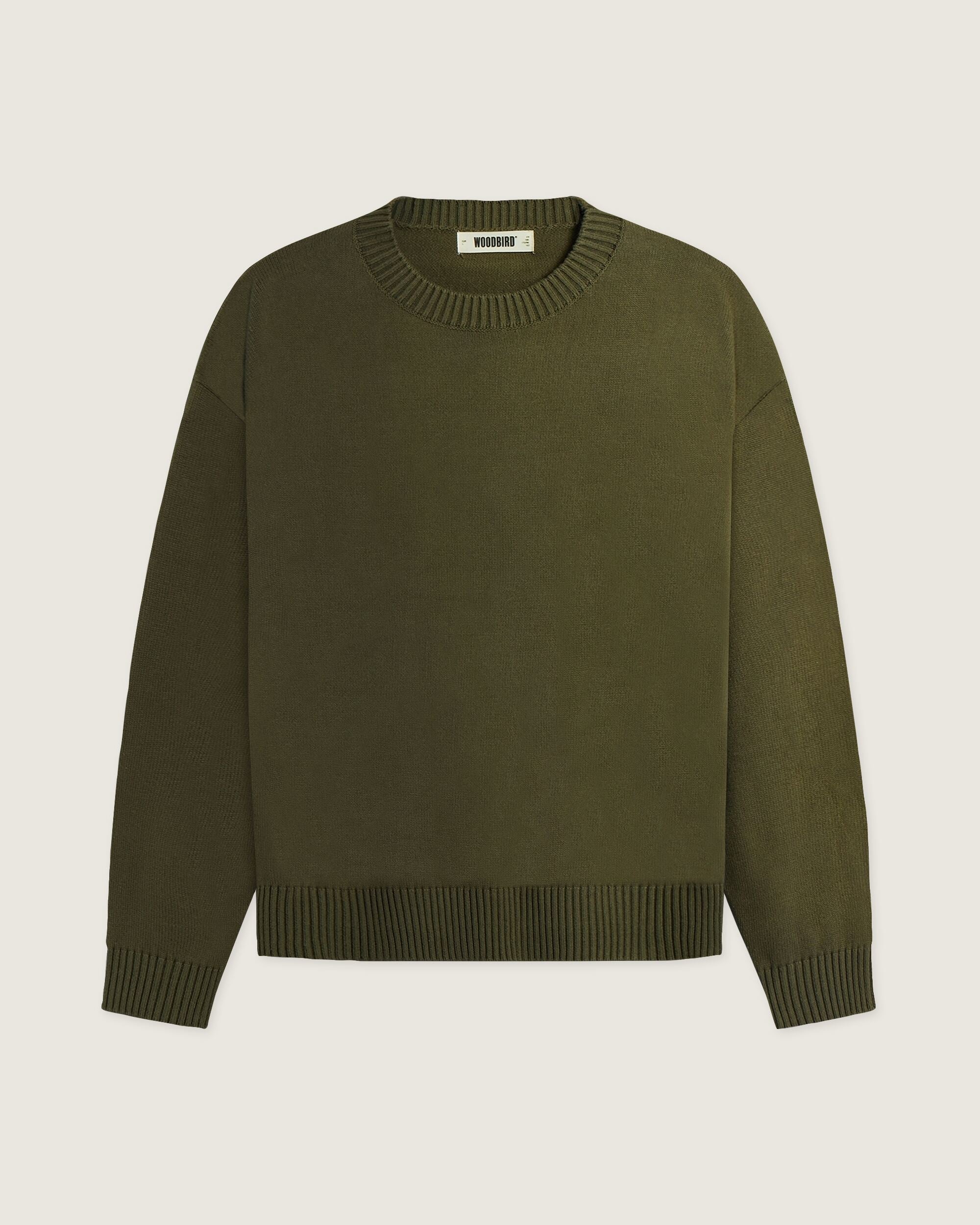 Woodbird WBKurt Art Crew Knits Dark Brown