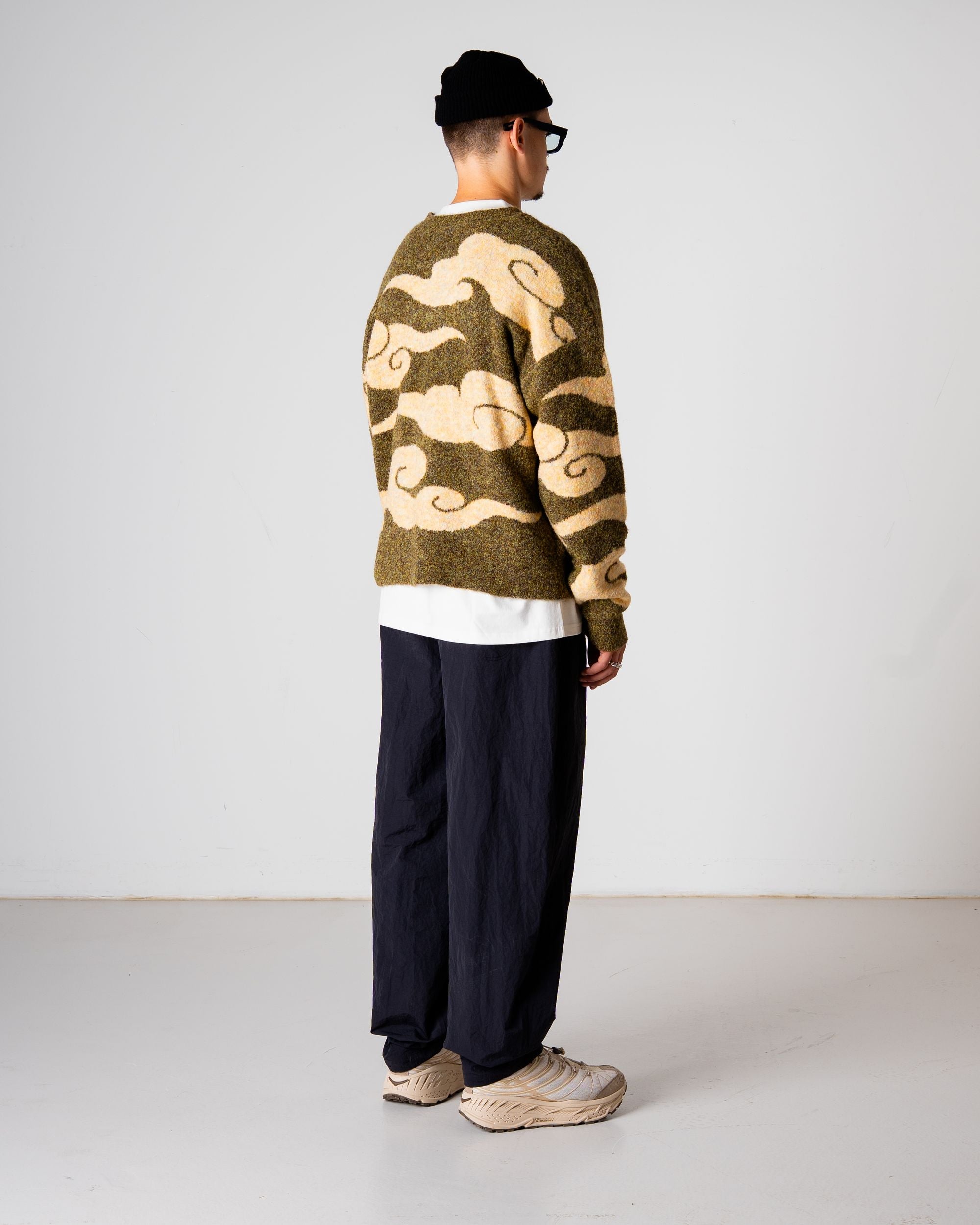 Woodbird WBKurt Cloud Crew Knits Dark Green