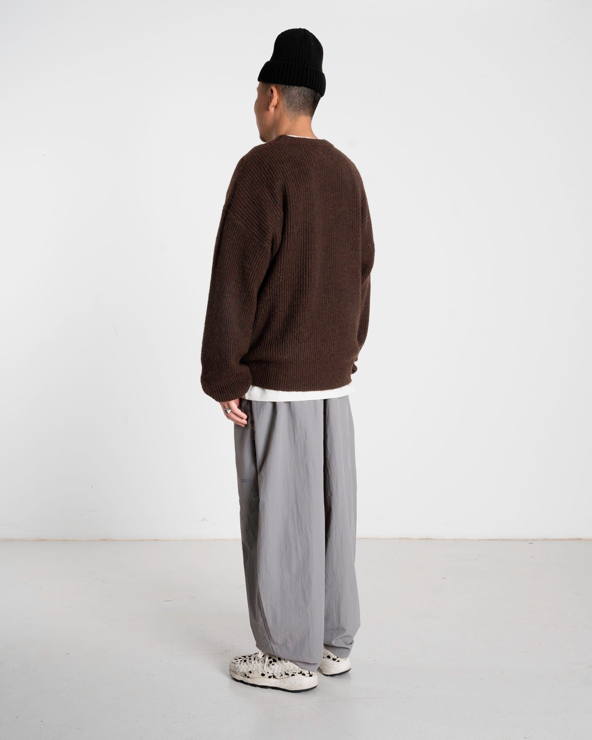 Woodbird WBKurt Fuzzy Knit Knits Brown