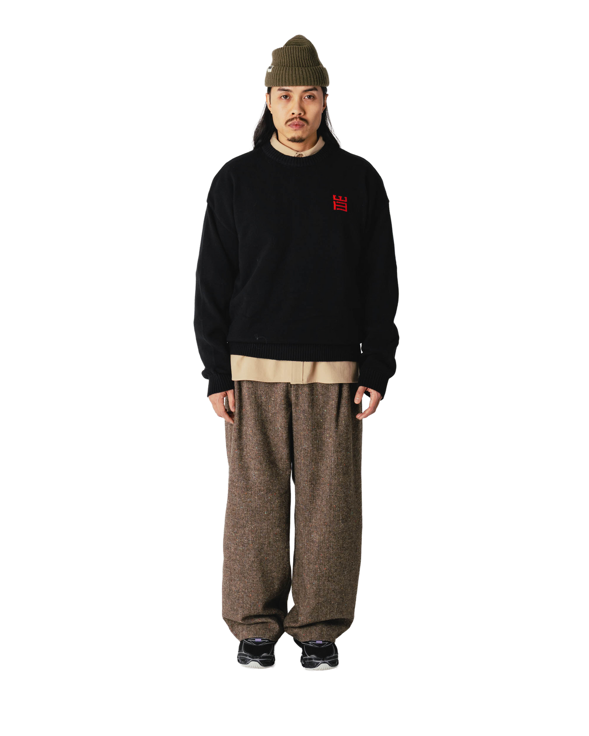 Woodbird WBKurt Kiosk Crew Knits Black
