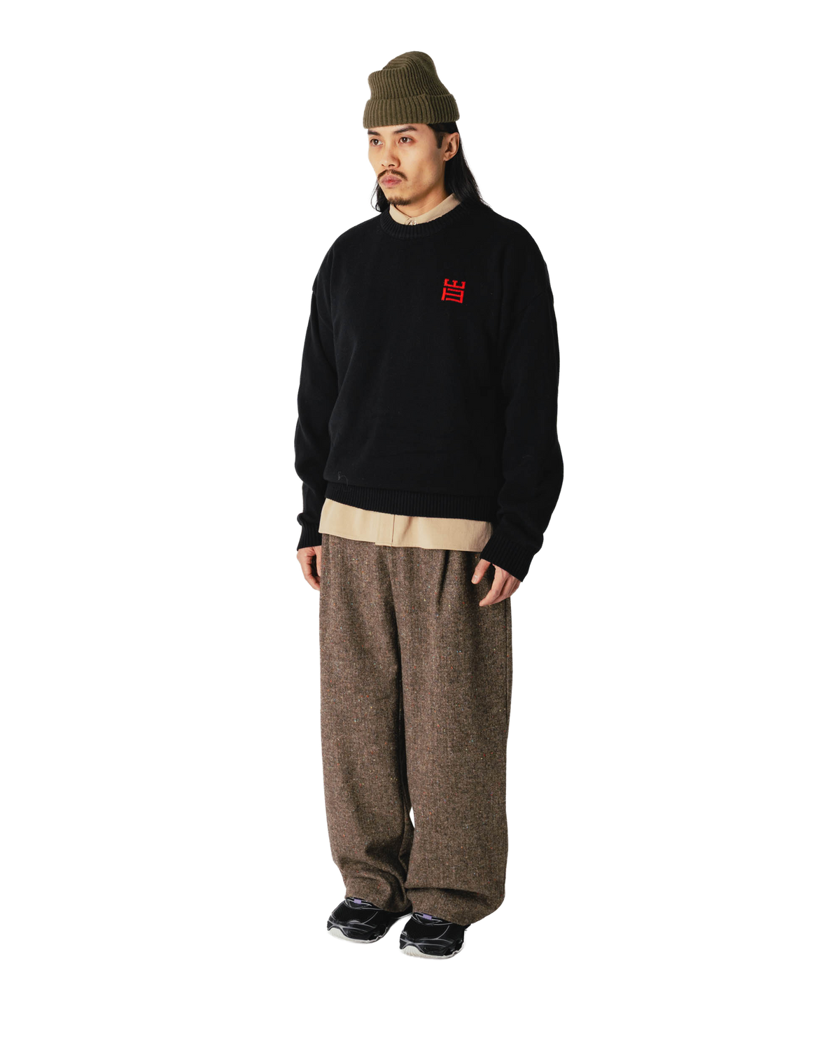 Woodbird WBKurt Kiosk Crew Knits Black