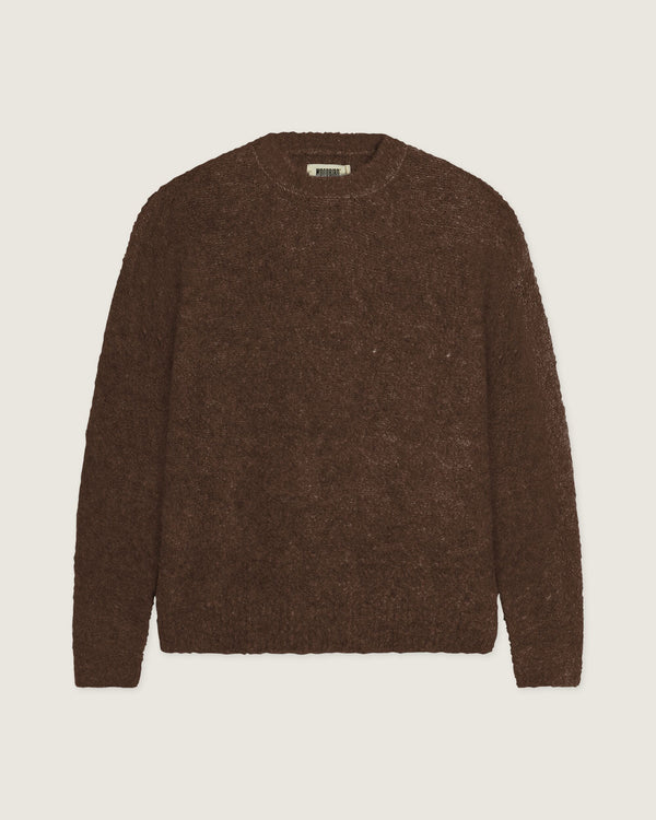 Woodbird WBKurt Loop Crew Knits Dark Brown