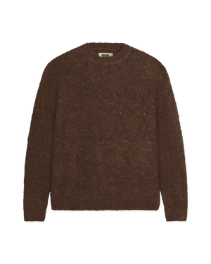 Woodbird WBKurt Loop Crew Knits Dark Brown