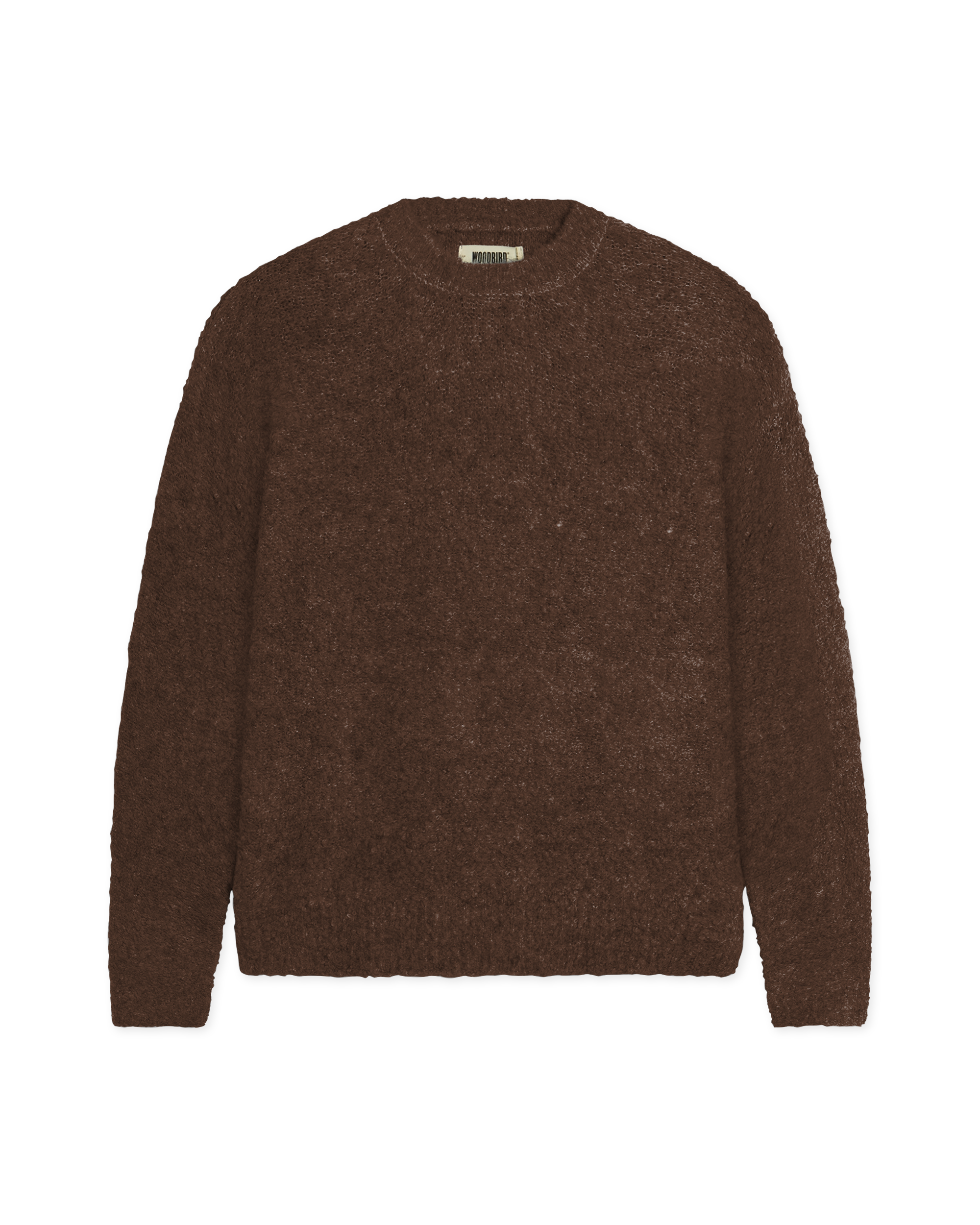 Woodbird WBKurt Loop Crew Knits Dark Brown