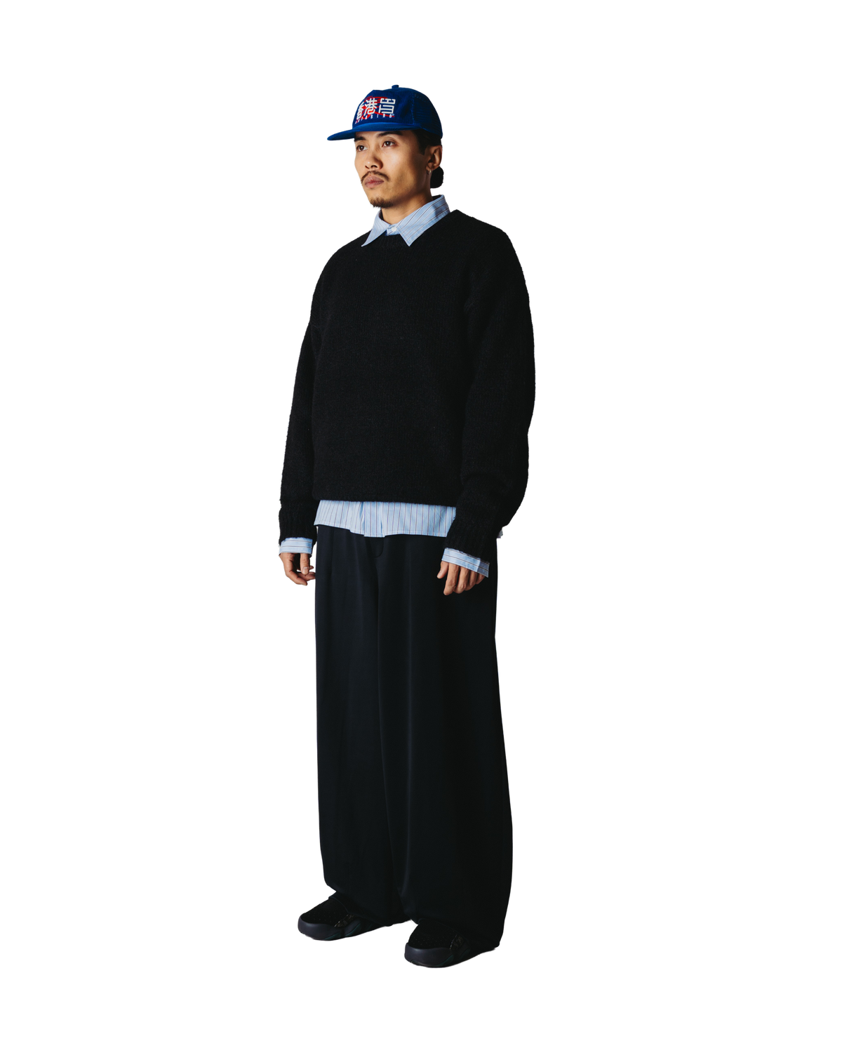 Woodbird WBKurt Mohairy Crew Knits Black
