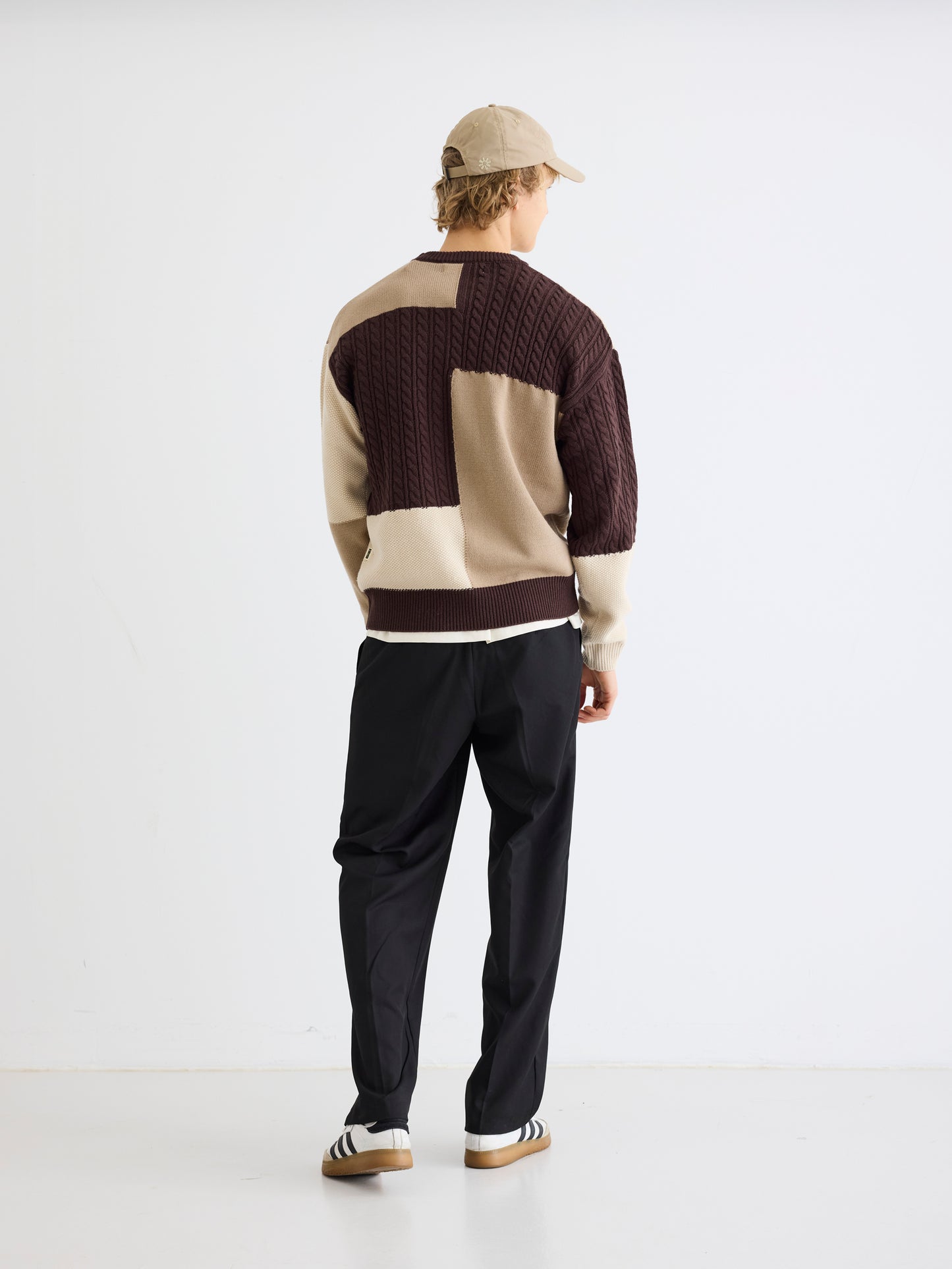 Woodbird WBKurt Patch Knit Knits Brown