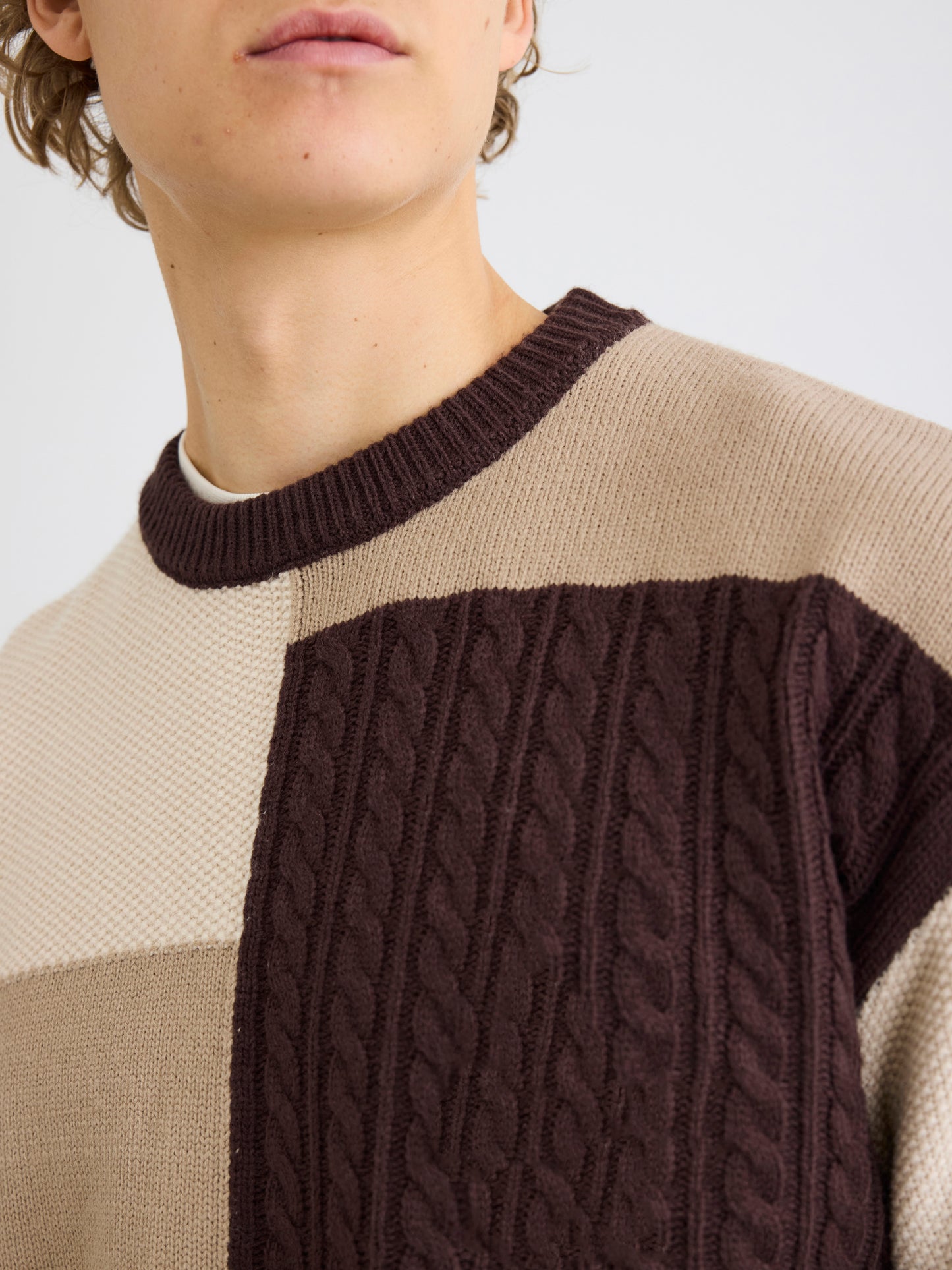 Woodbird WBKurt Patch Knit Knits Brown