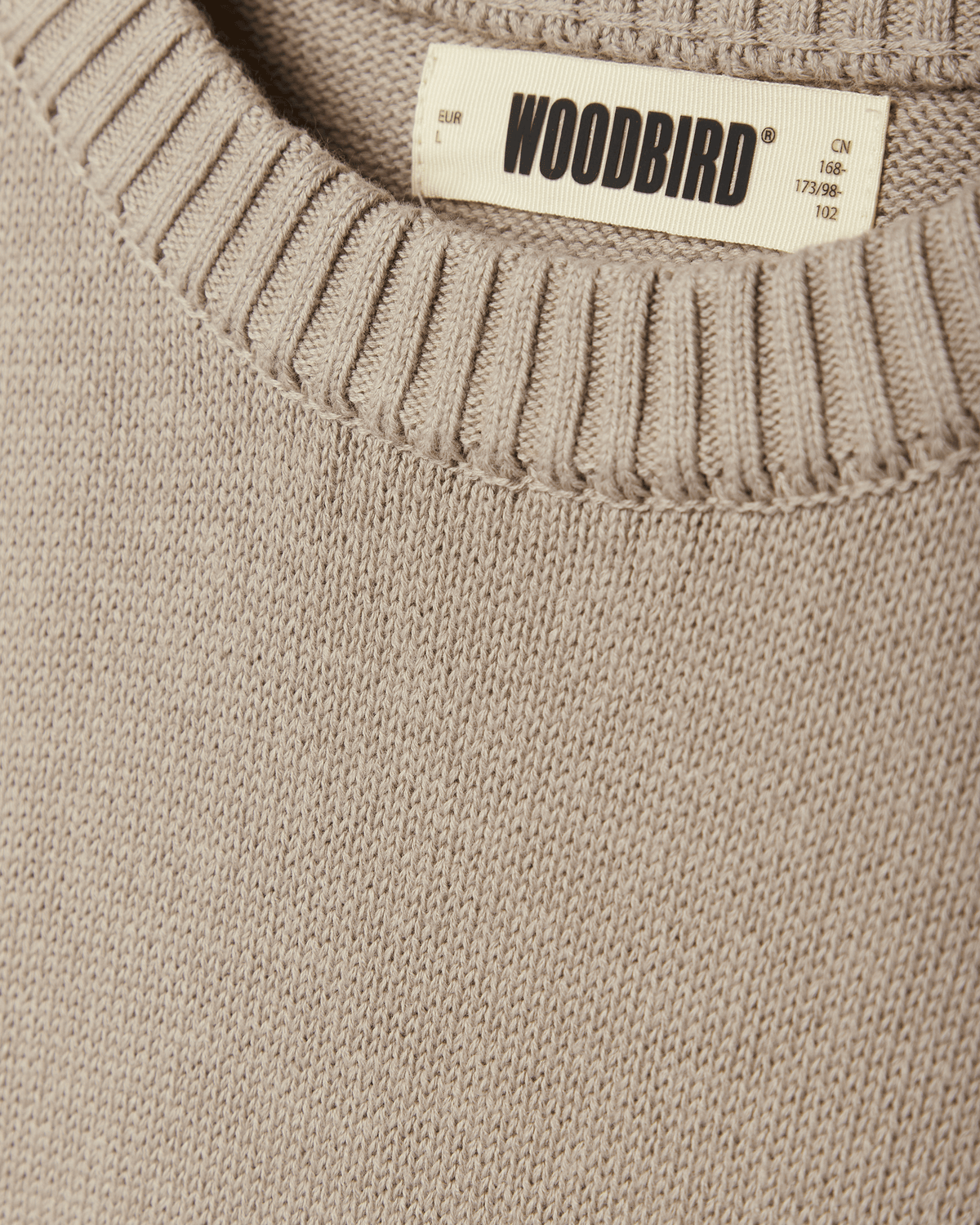 Woodbird WBKurt Stamp Base Knits Taupe