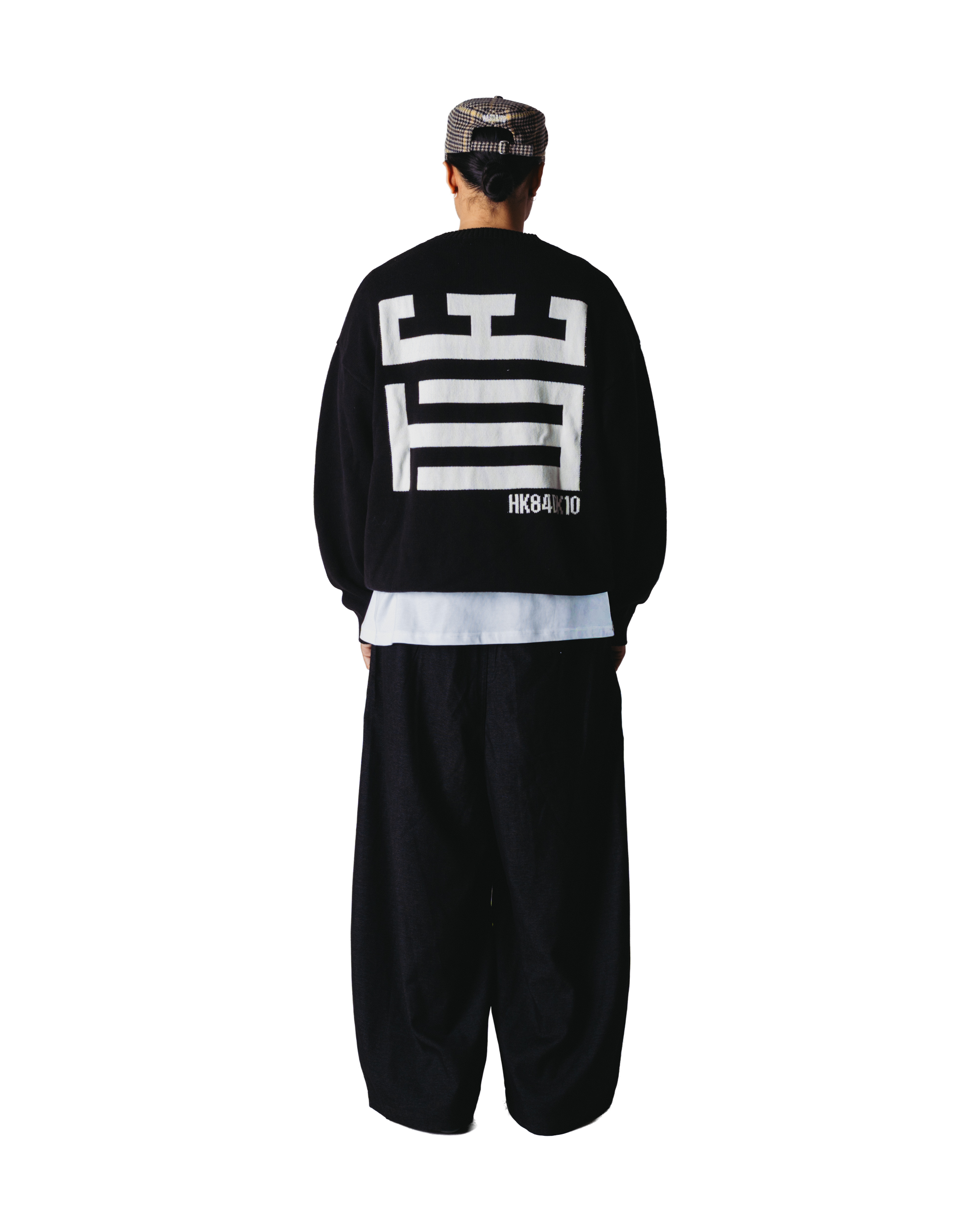 Woodbird WBKurt Stamp Crew Knits Black