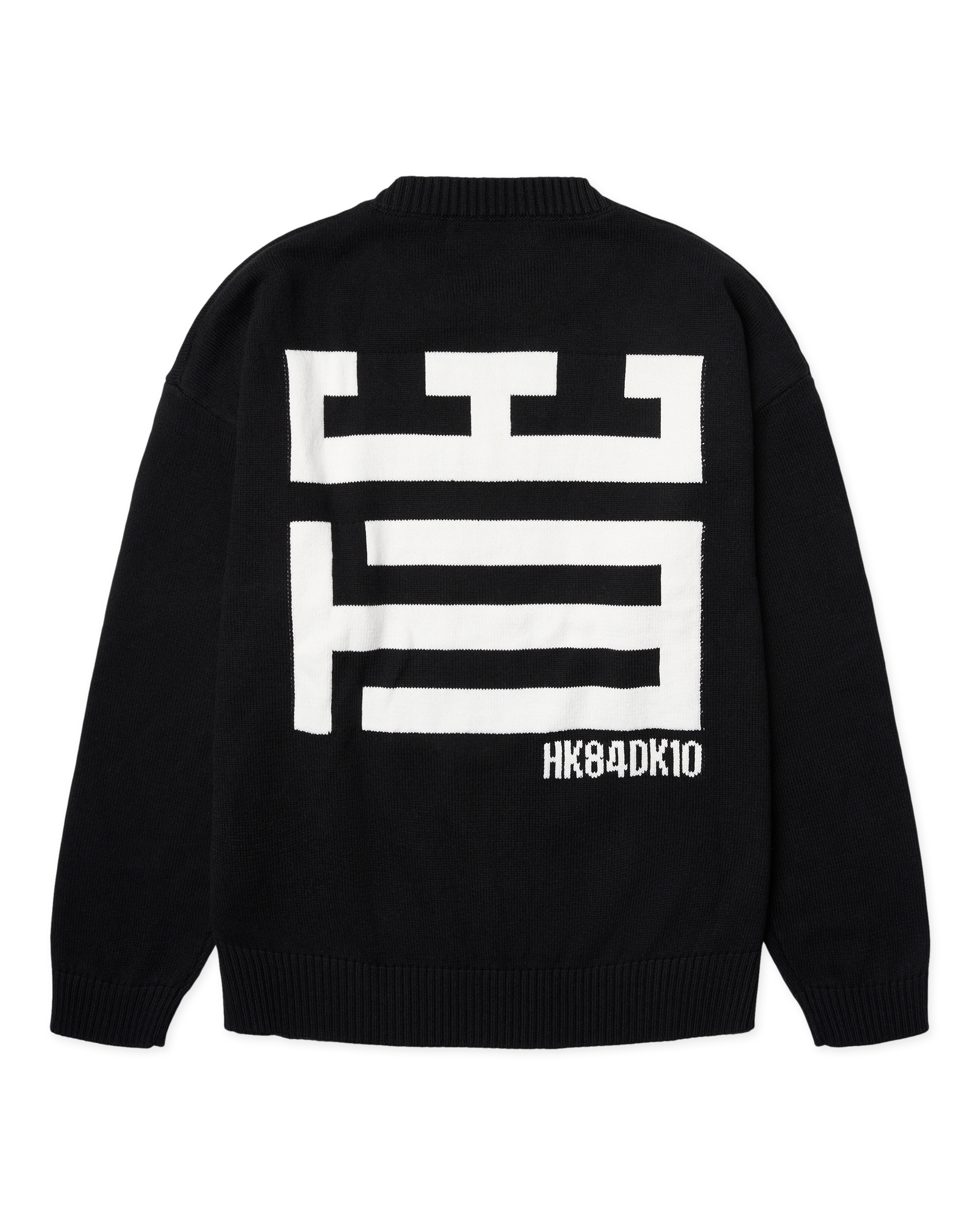 Woodbird WBKurt Stamp Crew Knits Black