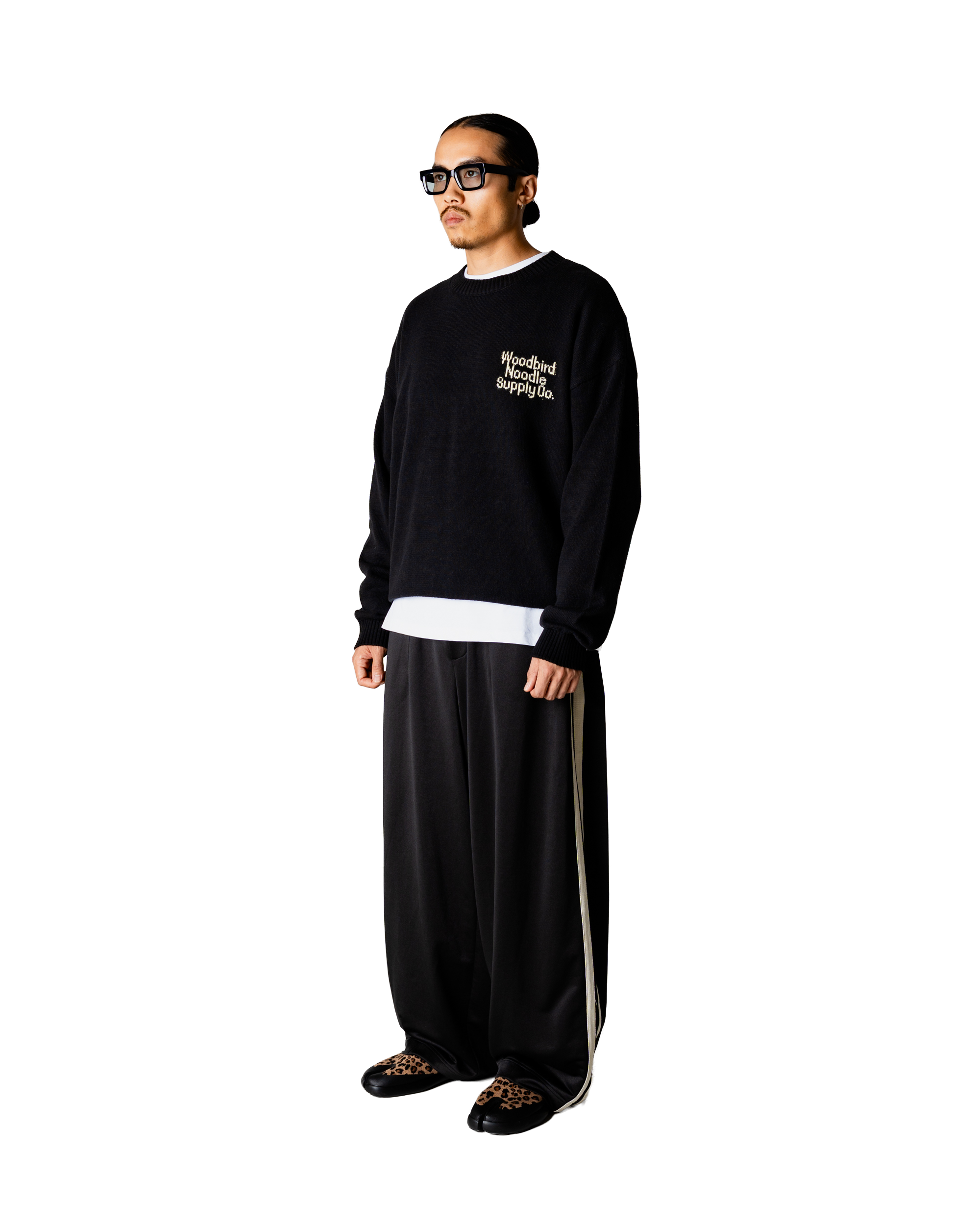 Woodbird WBKurt Supply Crew Knits Black