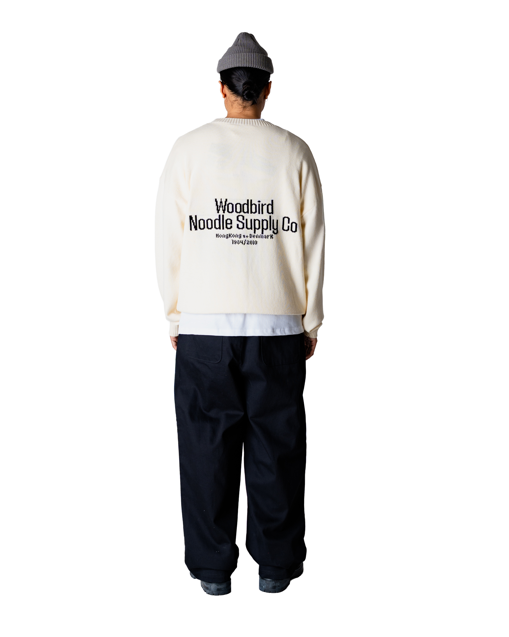 Woodbird WBKurt Supply Crew Knits Off White