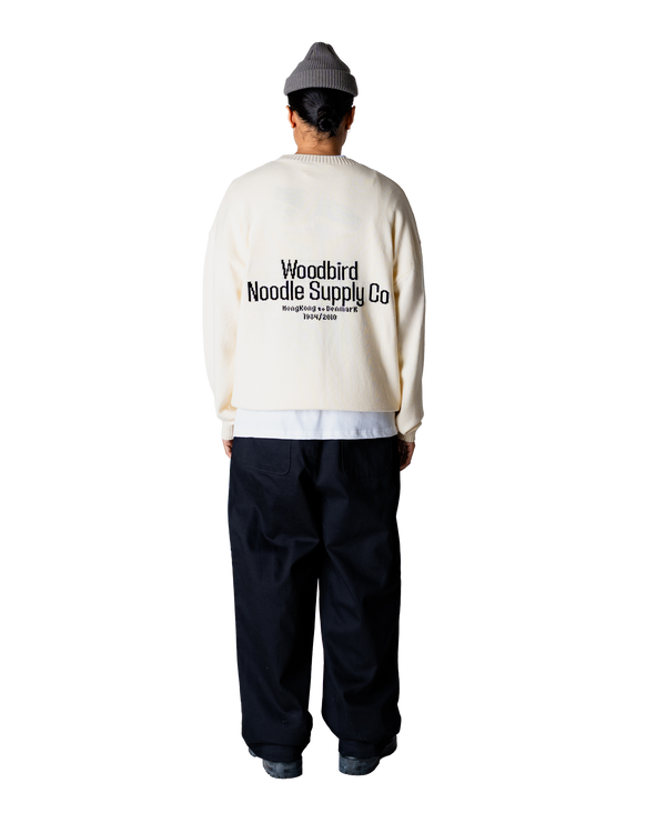 Woodbird WBKurt Supply Crew Knits Off White