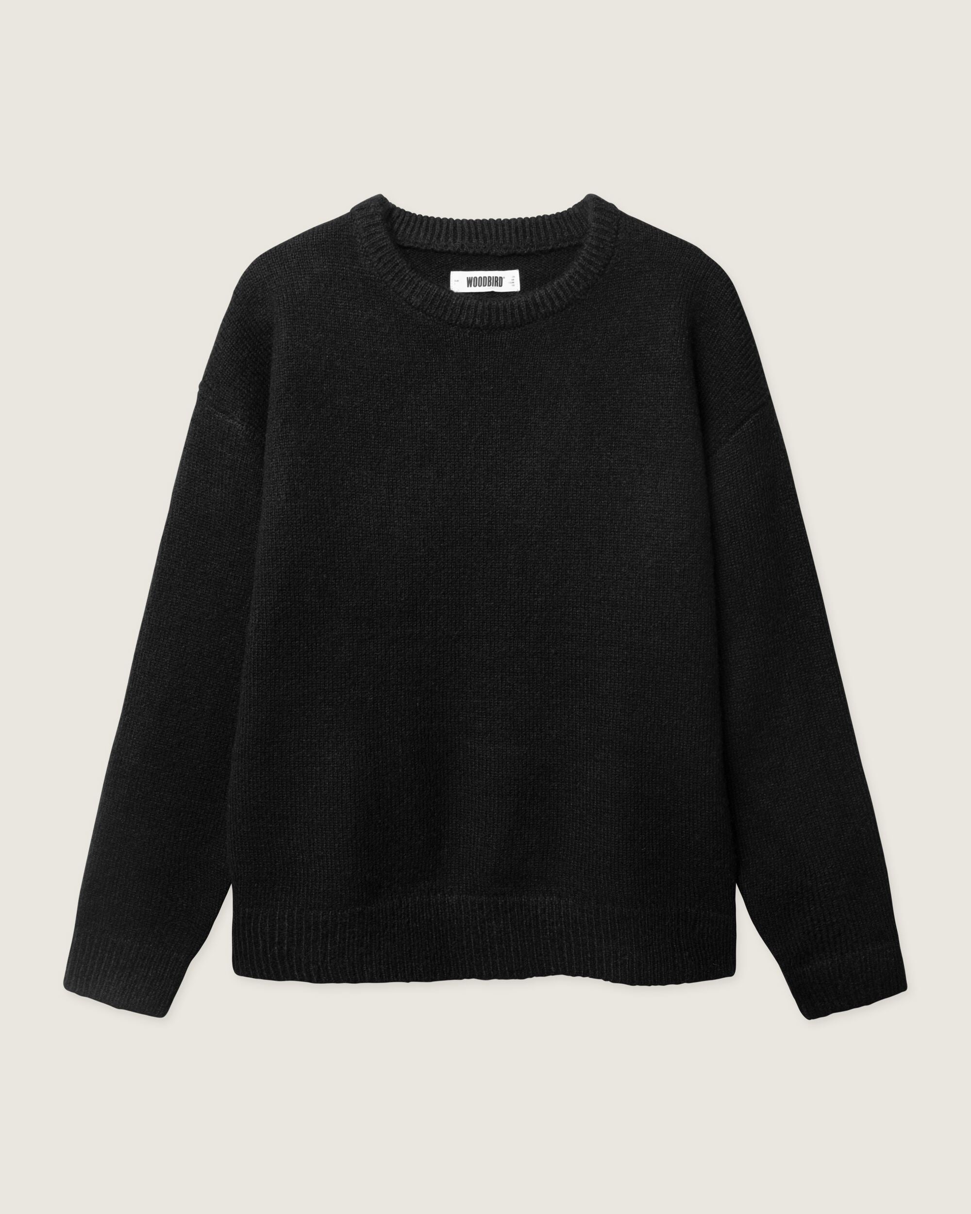Woodbird WBKurt Whole Knit Knits Black