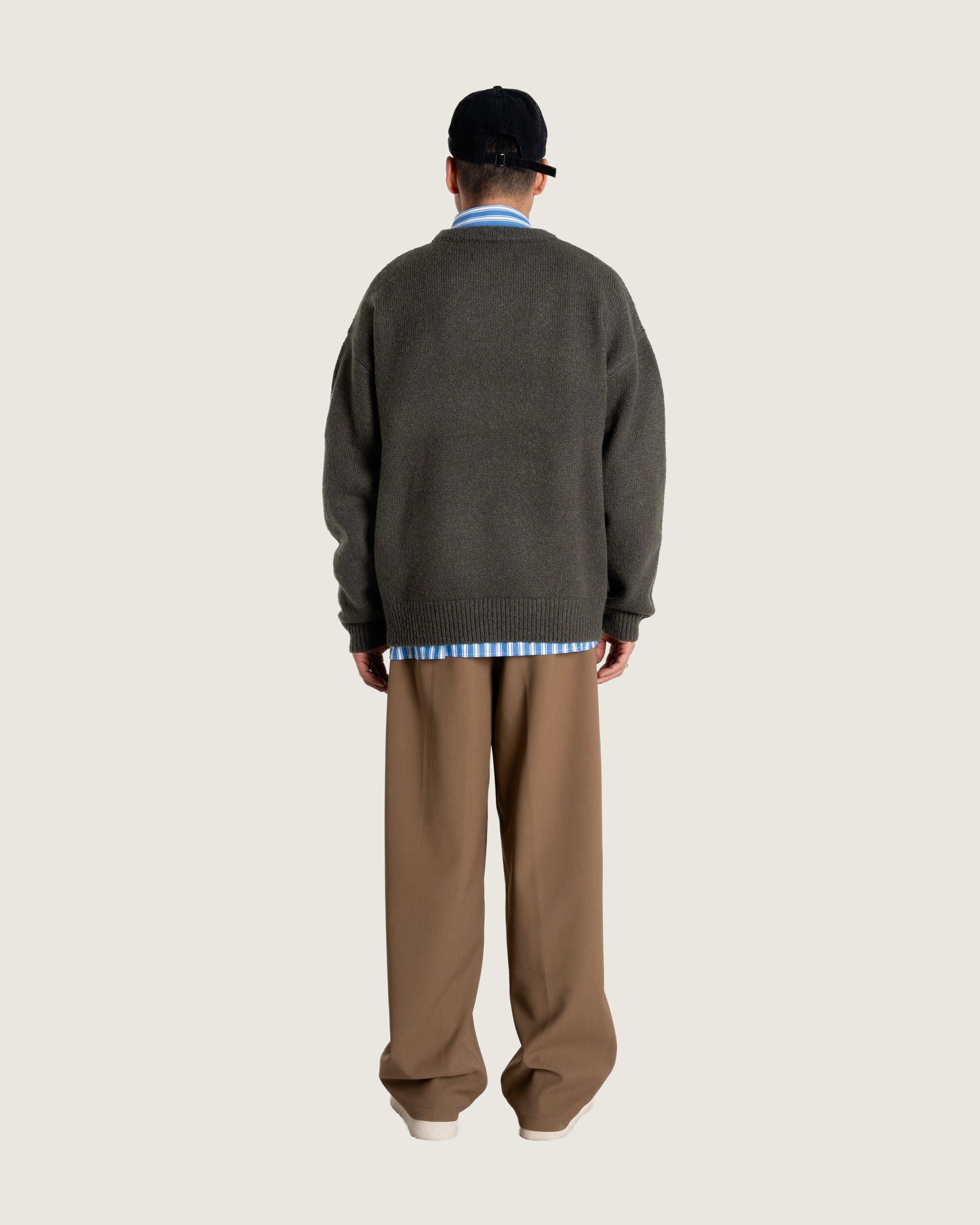 Woodbird WBKurt Whole Knit Knits Medium Grey