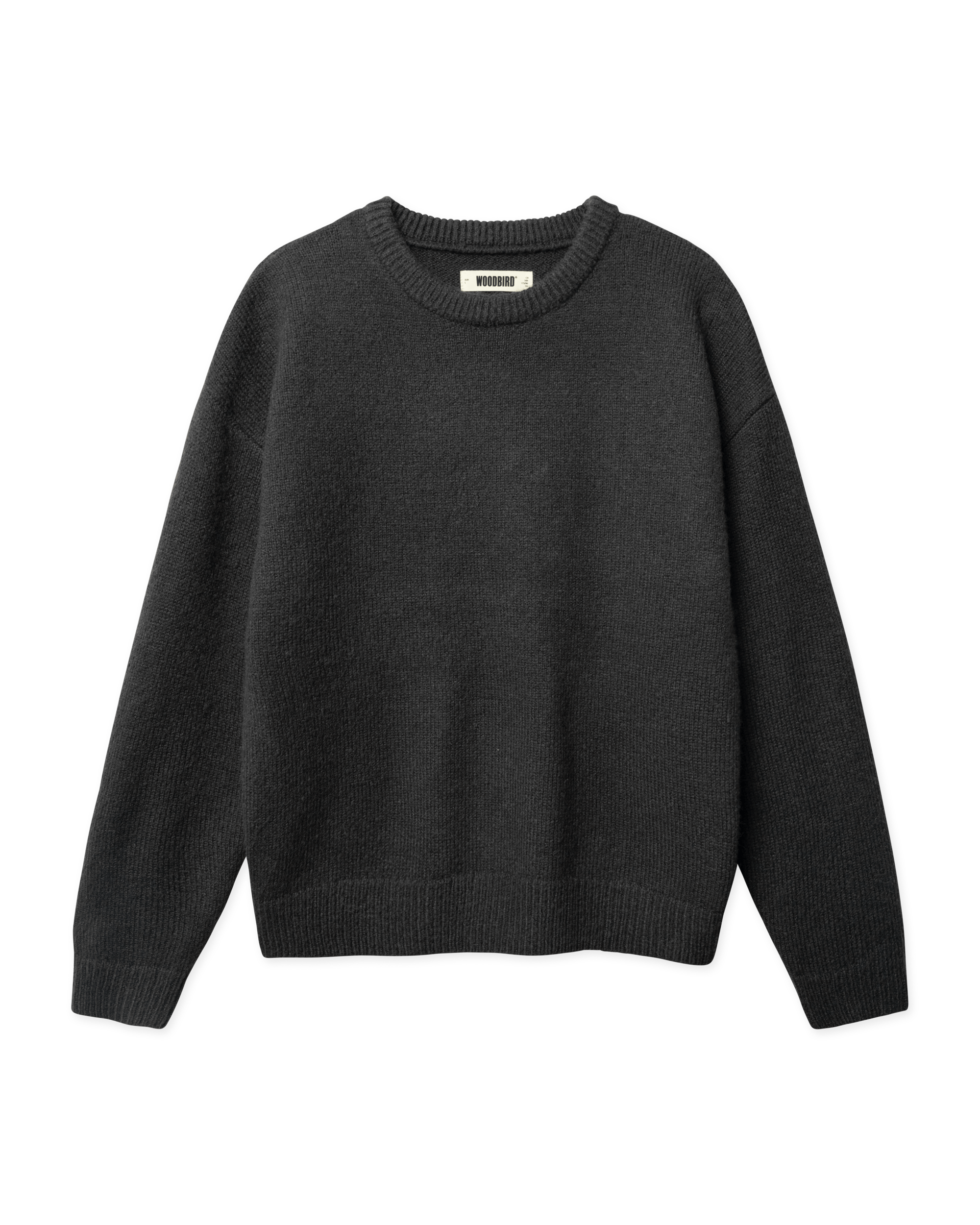Woodbird WBKurt Whole Knit Knits Medium Grey