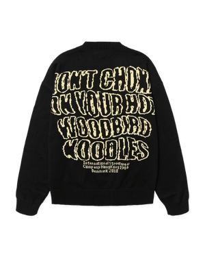 Woodbird WBKurt Wobbly Crew Knits Black