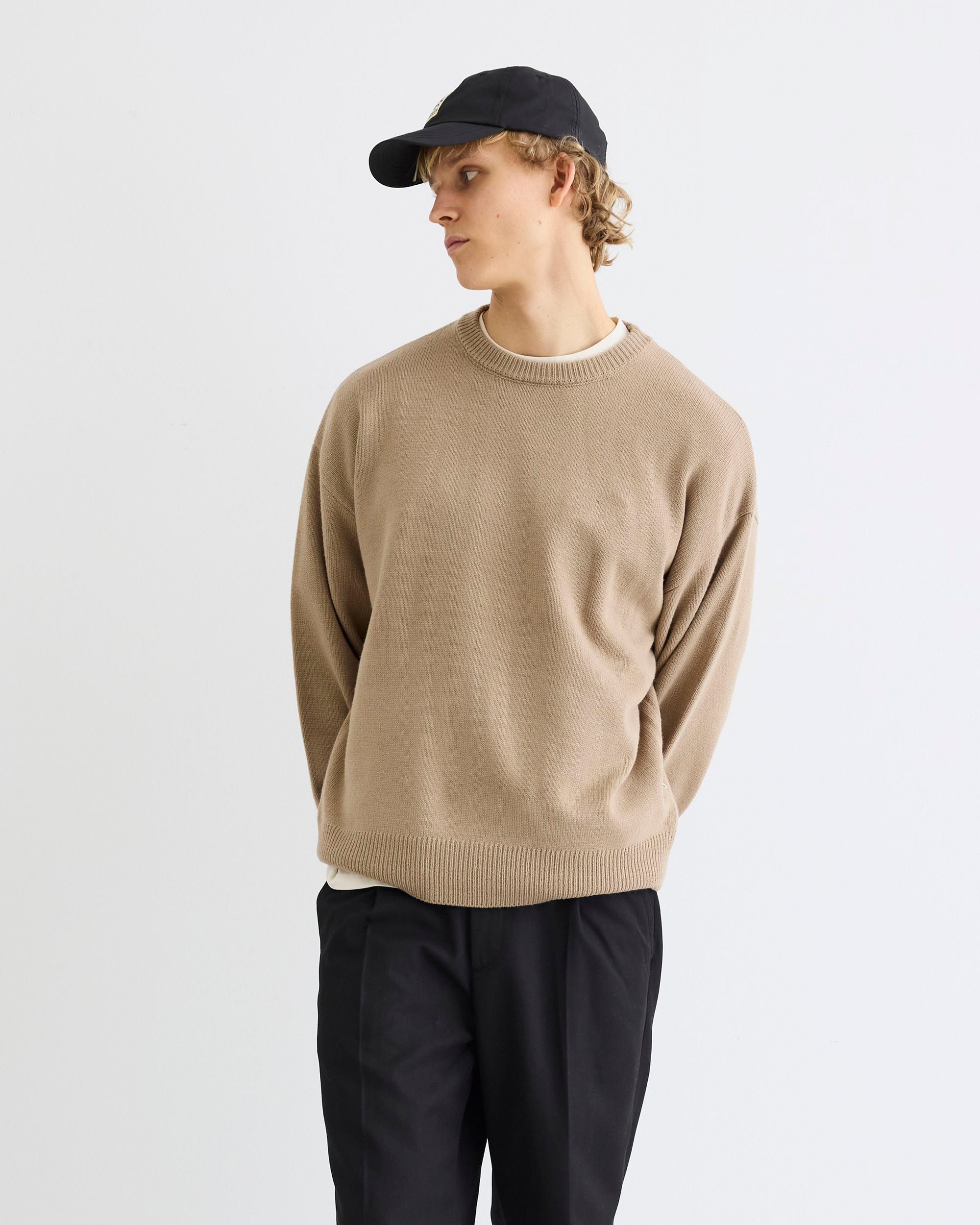 Woodbird WBKurt base Knit Knits Stone