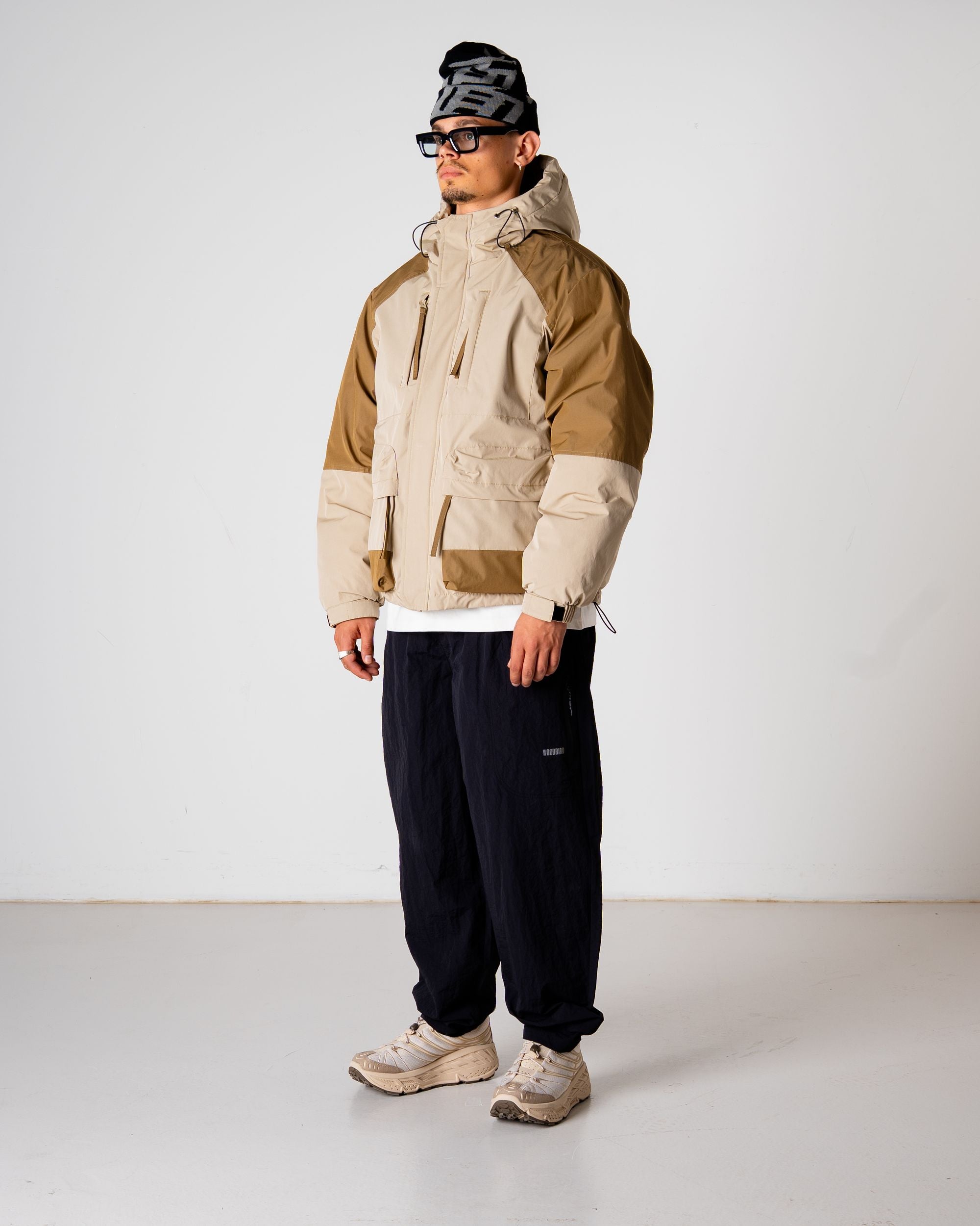 Woodbird WBLao Tech Jacket Outerwear Khaki