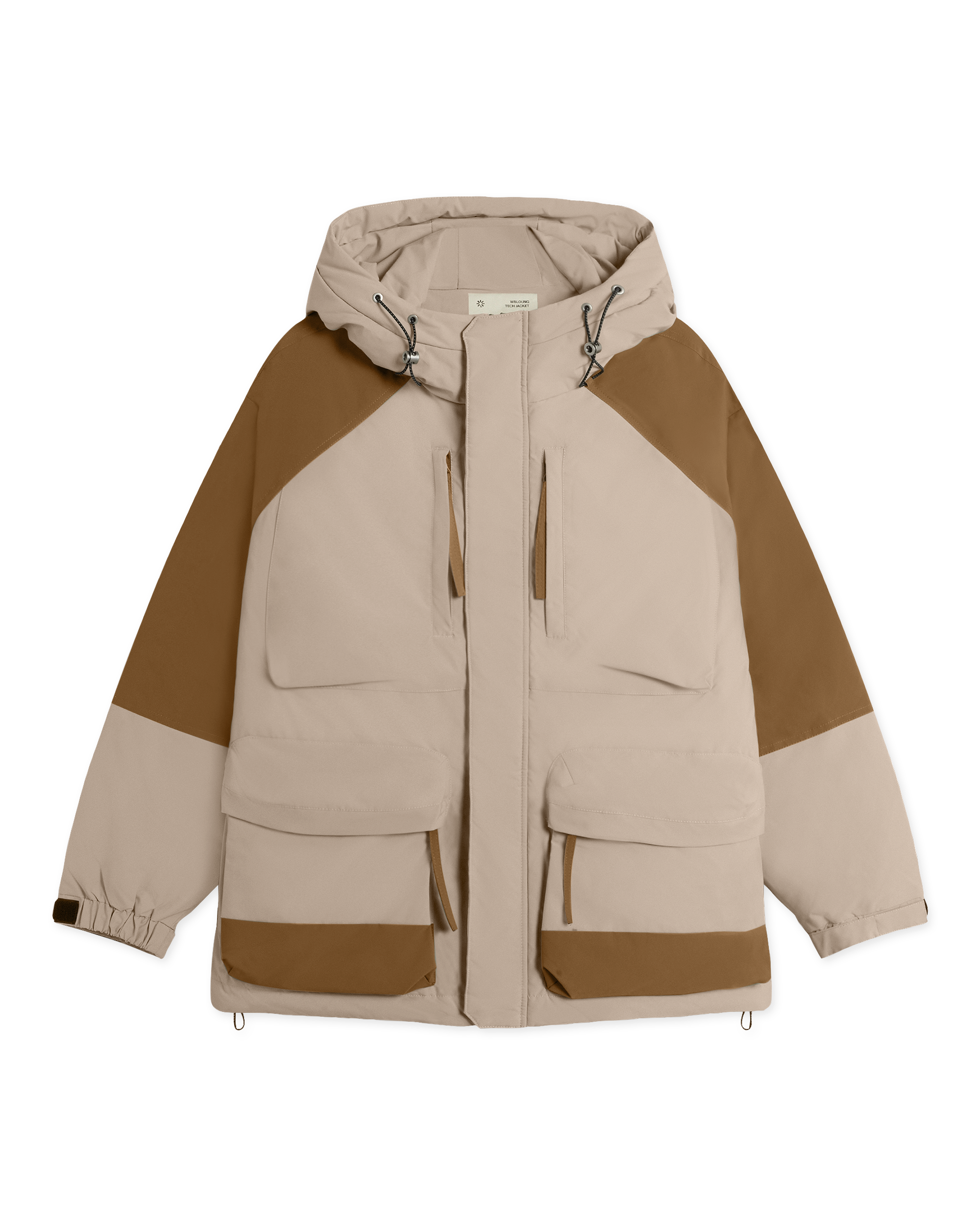 Woodbird WBLao Tech Jacket Outerwear Khaki