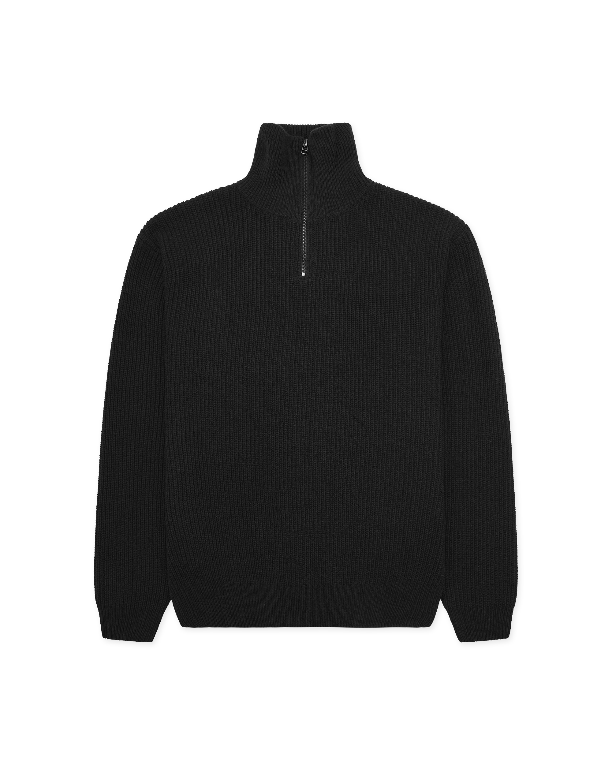 Woodbird WBLass Wool Half-Zip Knits Black