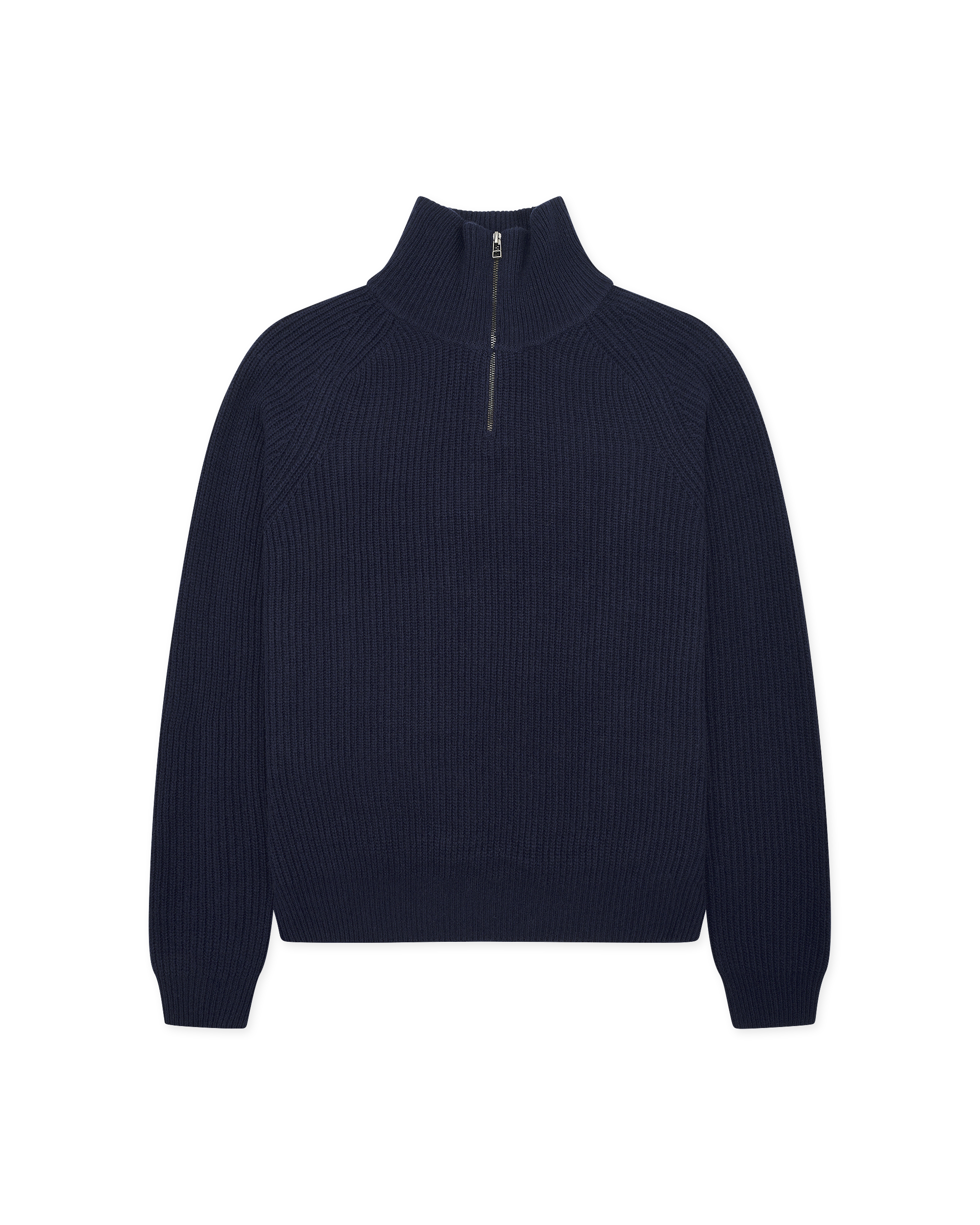 Woodbird WBLass Wool Half-Zip Knits Navy