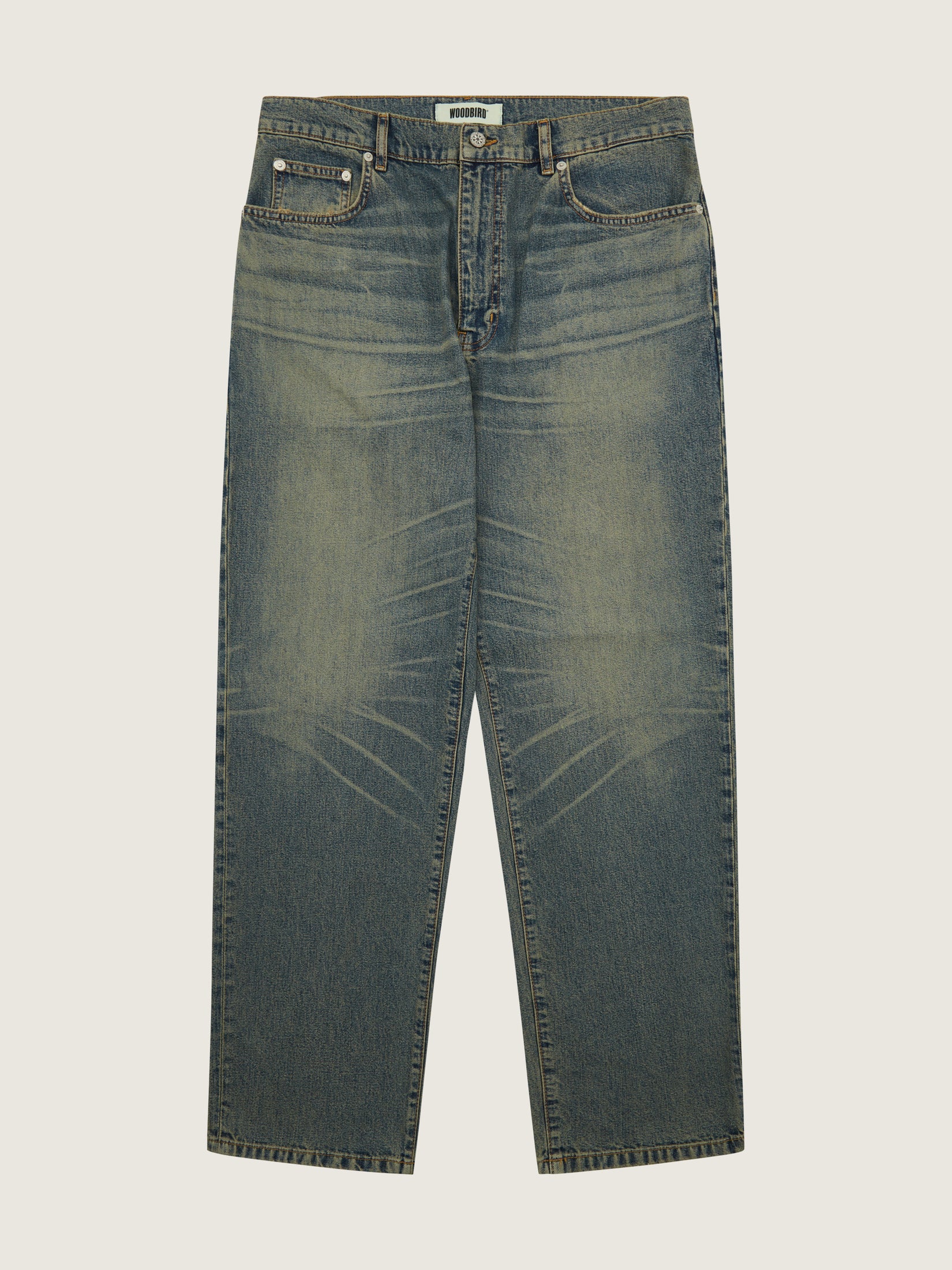 Woodbird WBLeroy Age Denim Jeans Washed Blue