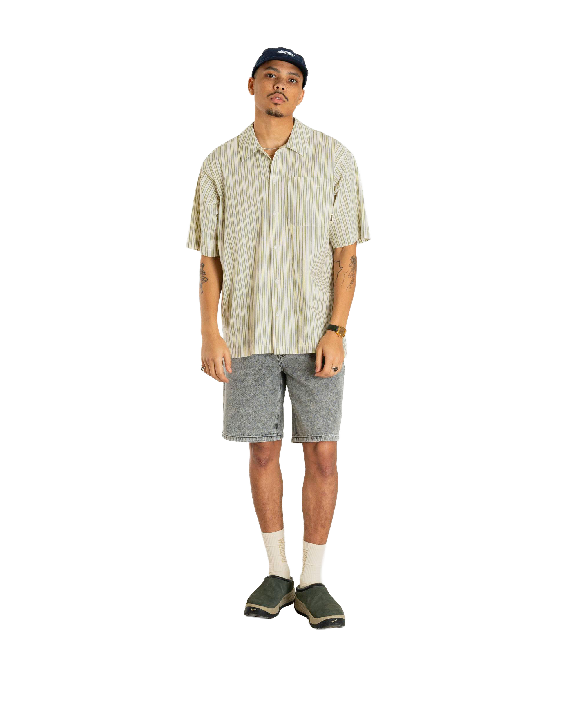 Woodbird WBLeroy Ash Grey Shorts Shorts Grey