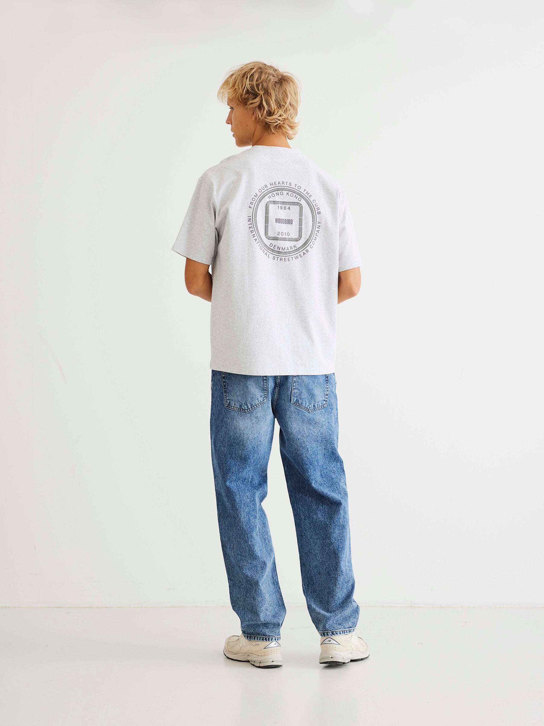 Woodbird WBLeroy Marble Jeans Jeans Vintage Blue