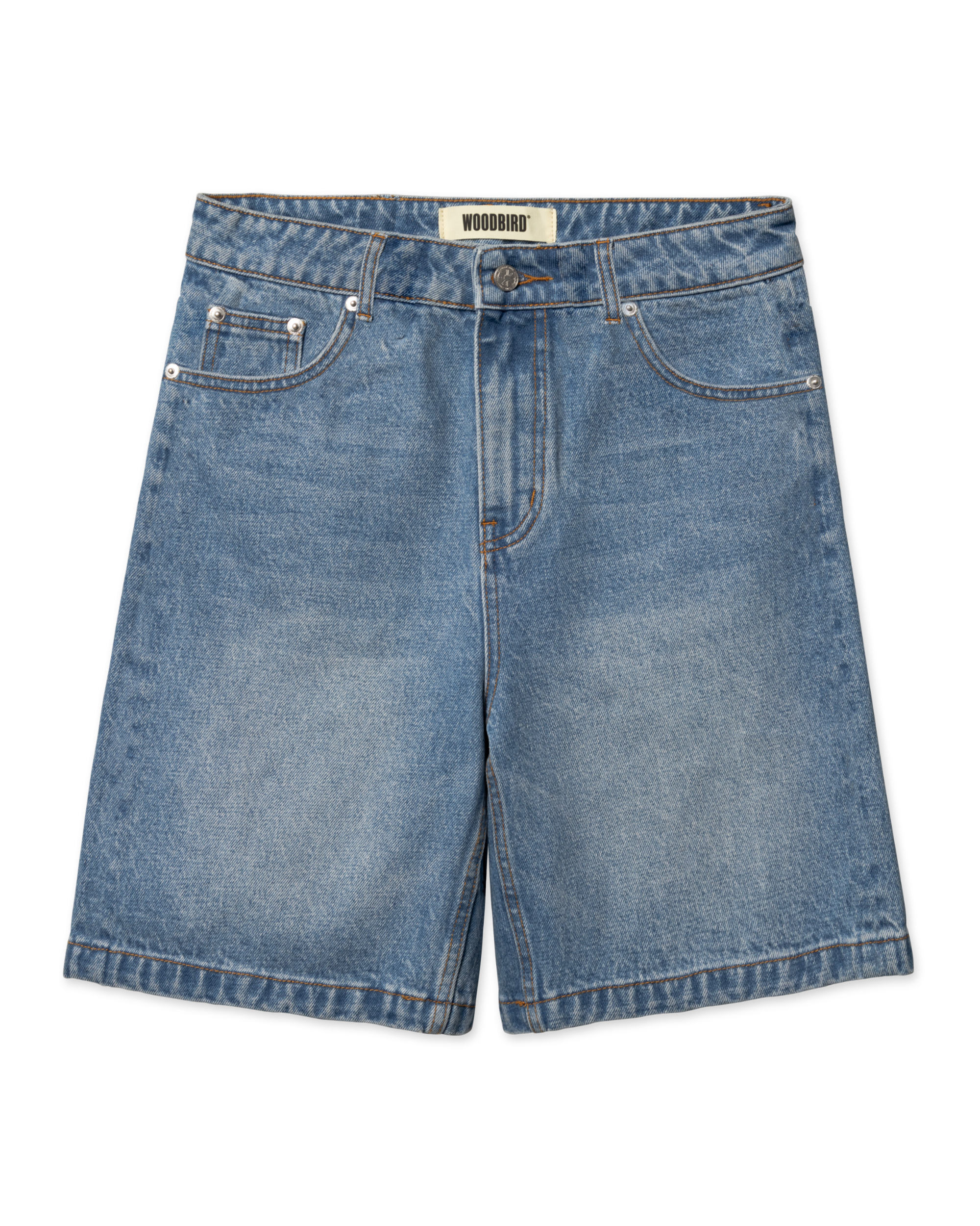 Woodbird WBLeroy Orig Shorts Shorts Blue Washed