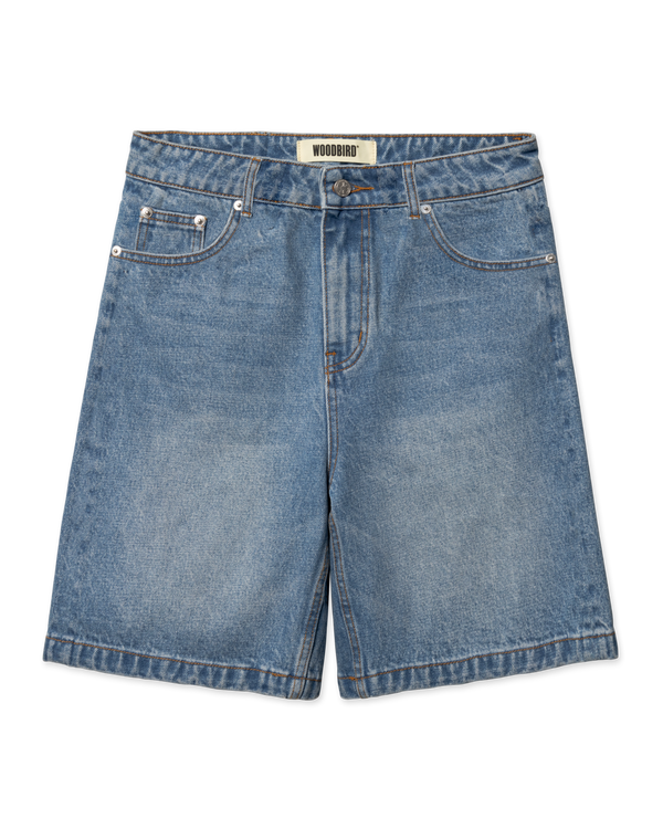 Woodbird WBLeroy Orig Shorts Shorts Blue Washed
