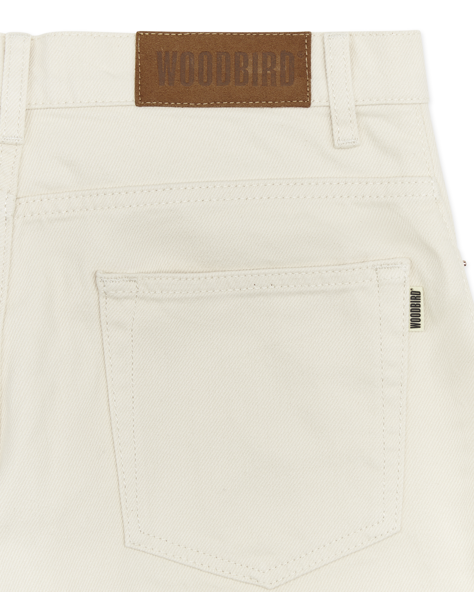 Woodbird WBLeroy Twill Pants Jeans Off White