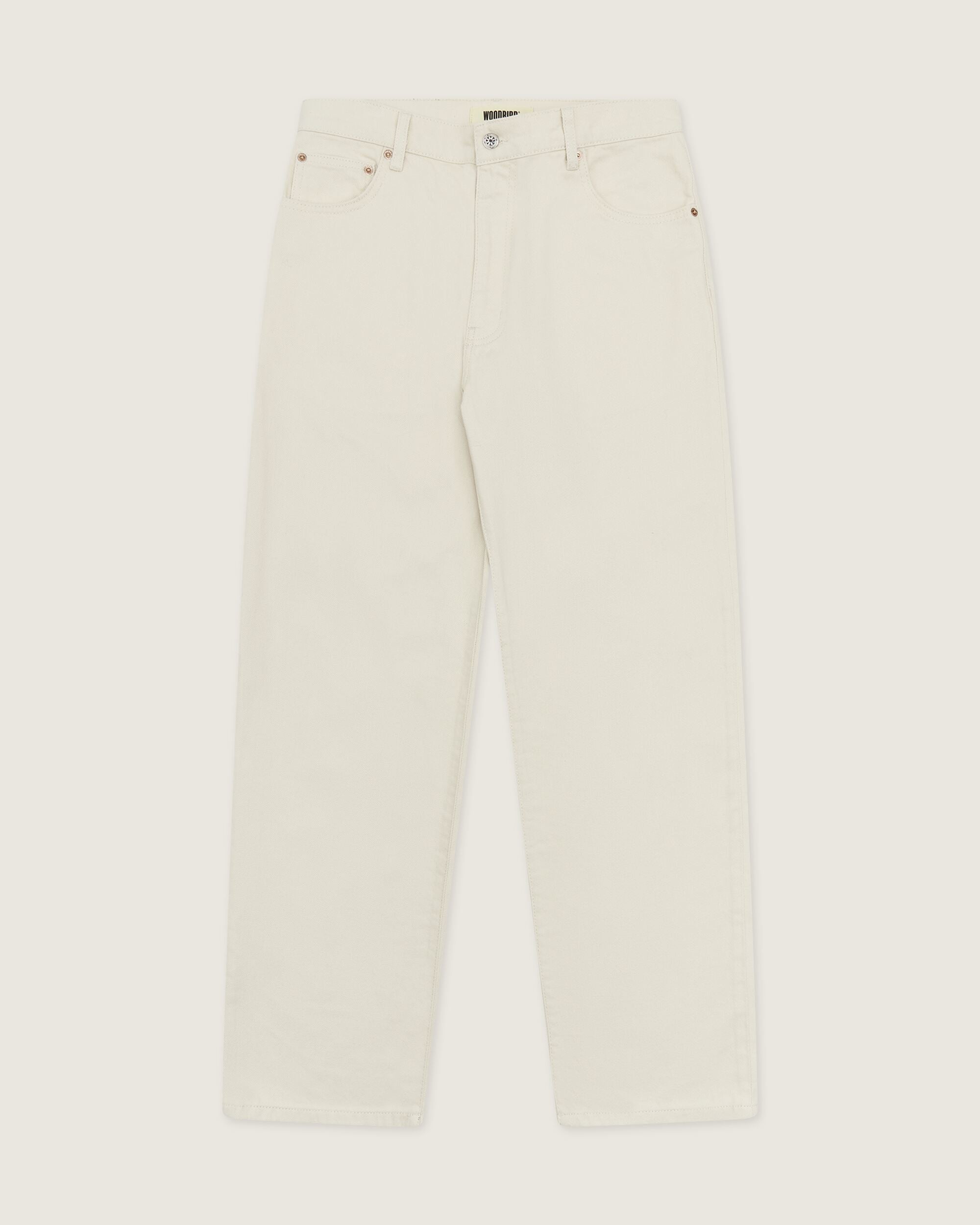 Woodbird WBLeroy Twill Pants Jeans Off White