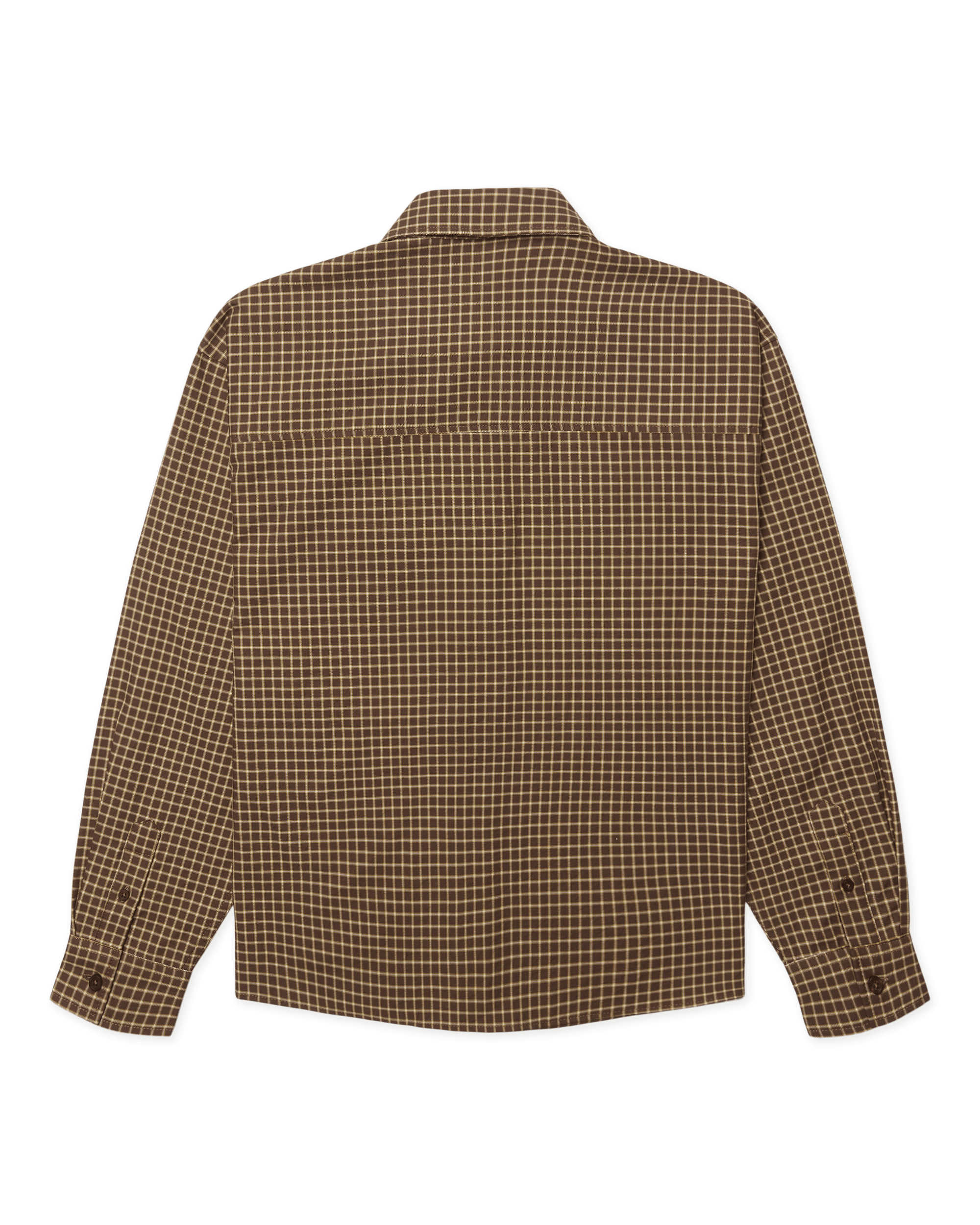 Woodbird Female WBLing Man Check Shirt Shirts Brown-Honey