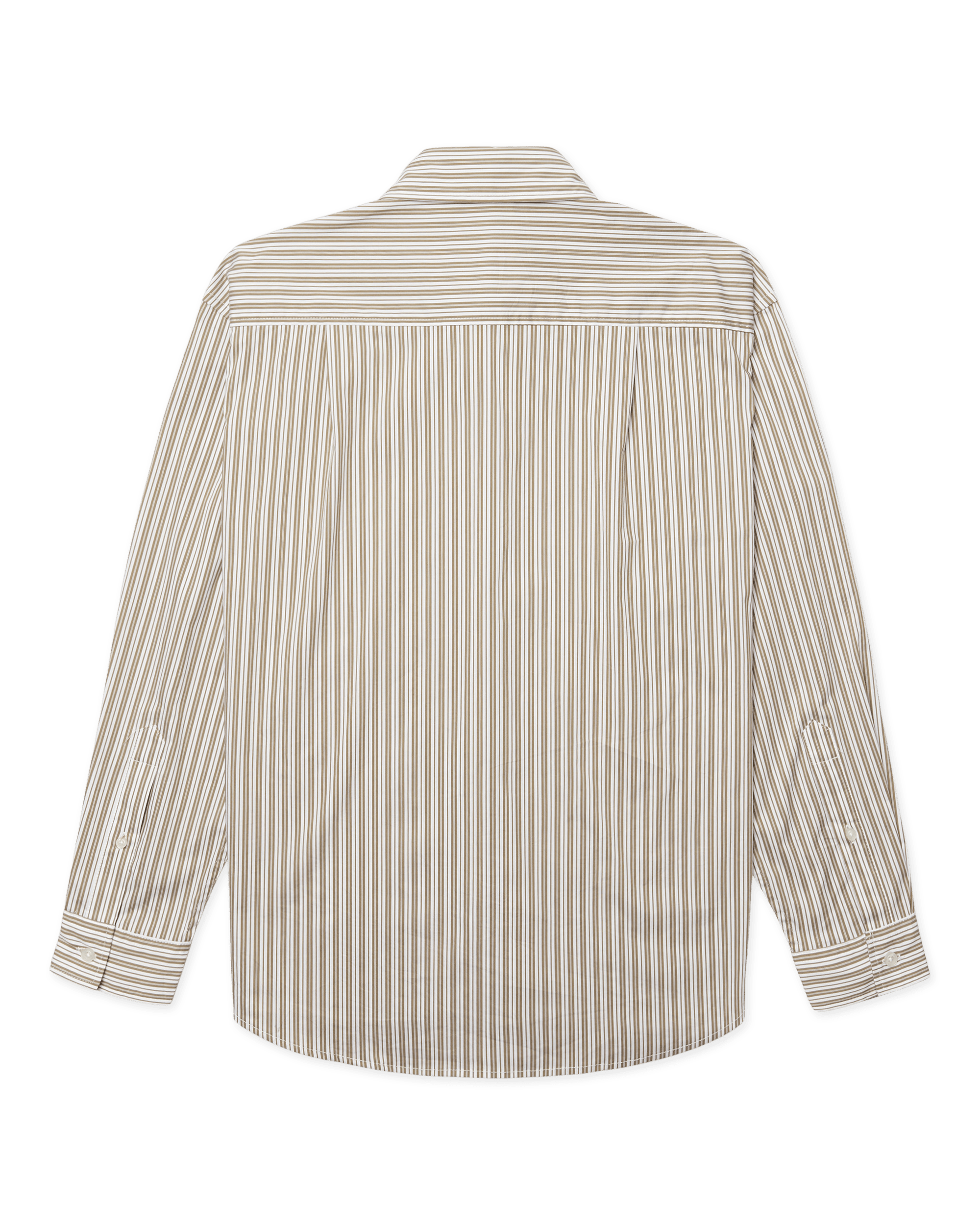 Woodbird Female WBLiva Stripe Shirt Shirts Taupe Brown